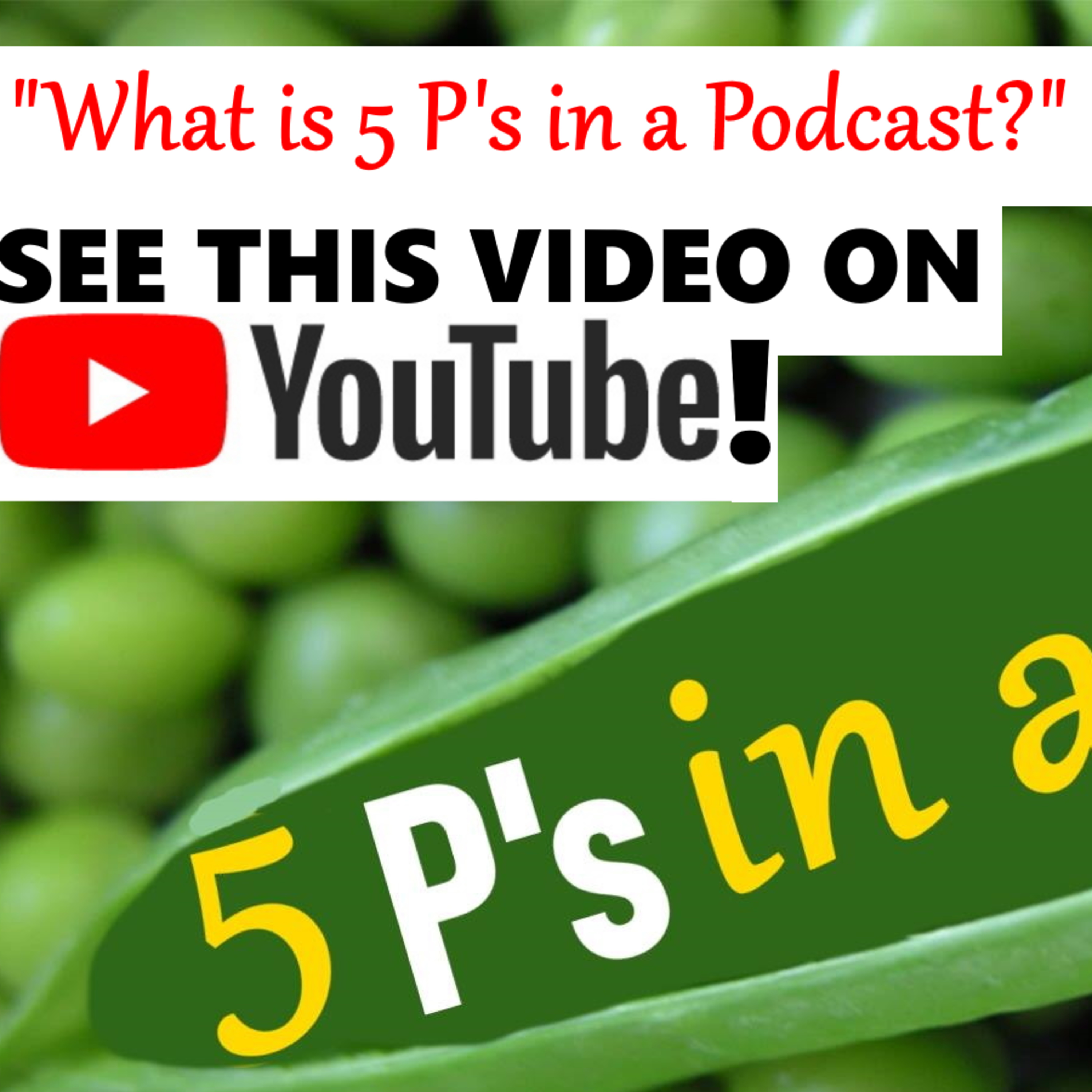 What is 5 P's in a Podcast?