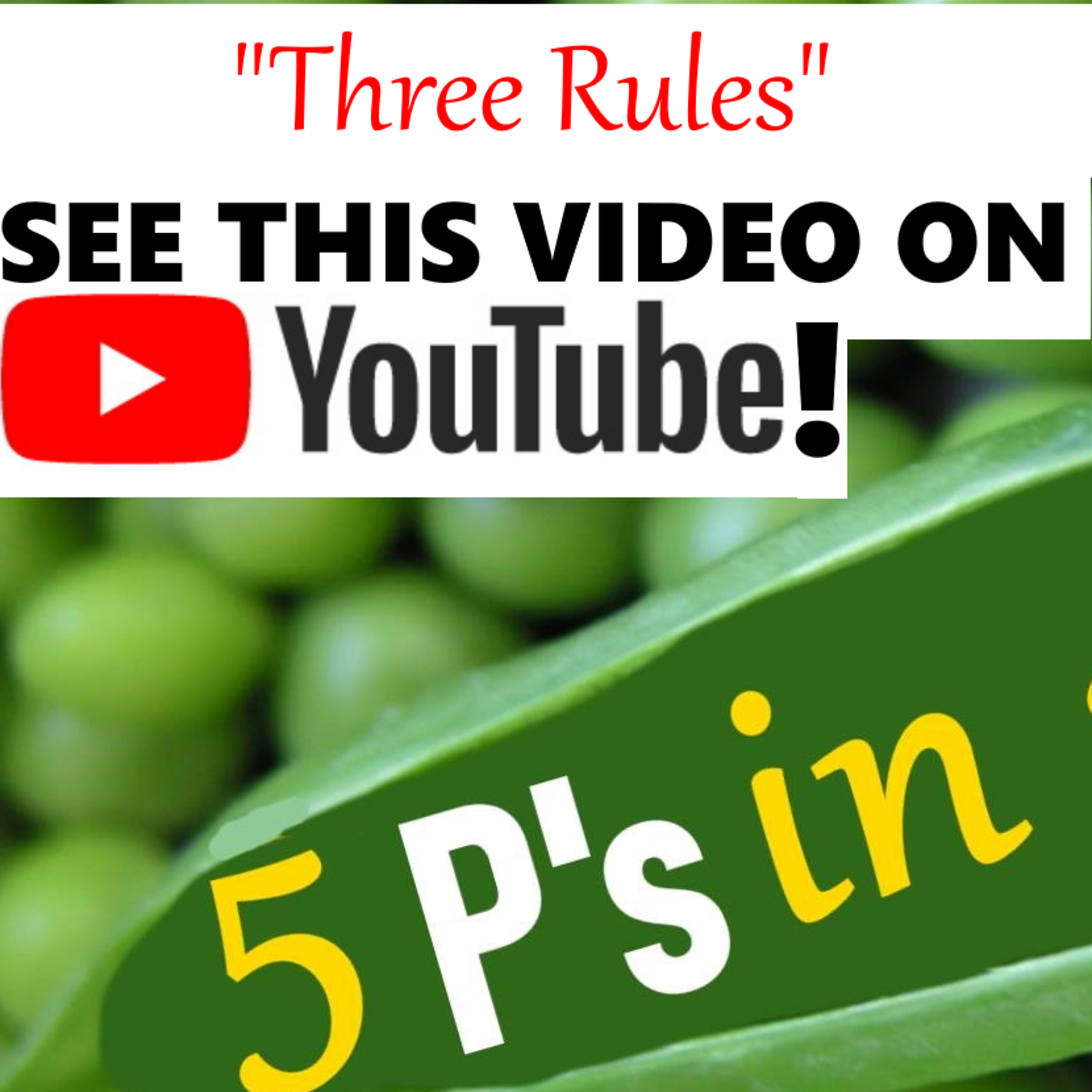 Three Rules - 5 P's in a Podcast