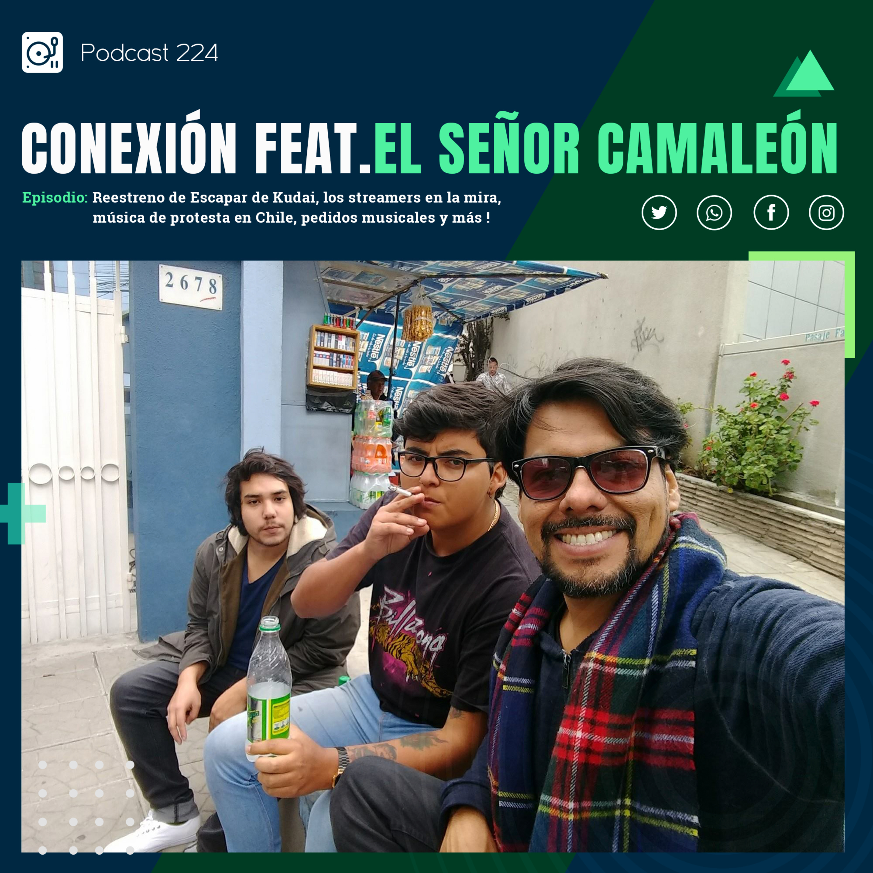 Programa 224: El Señor Camaleón, Escapar de Kudai, los streamers en la mira, Chile rebelde y más ! episode artwork