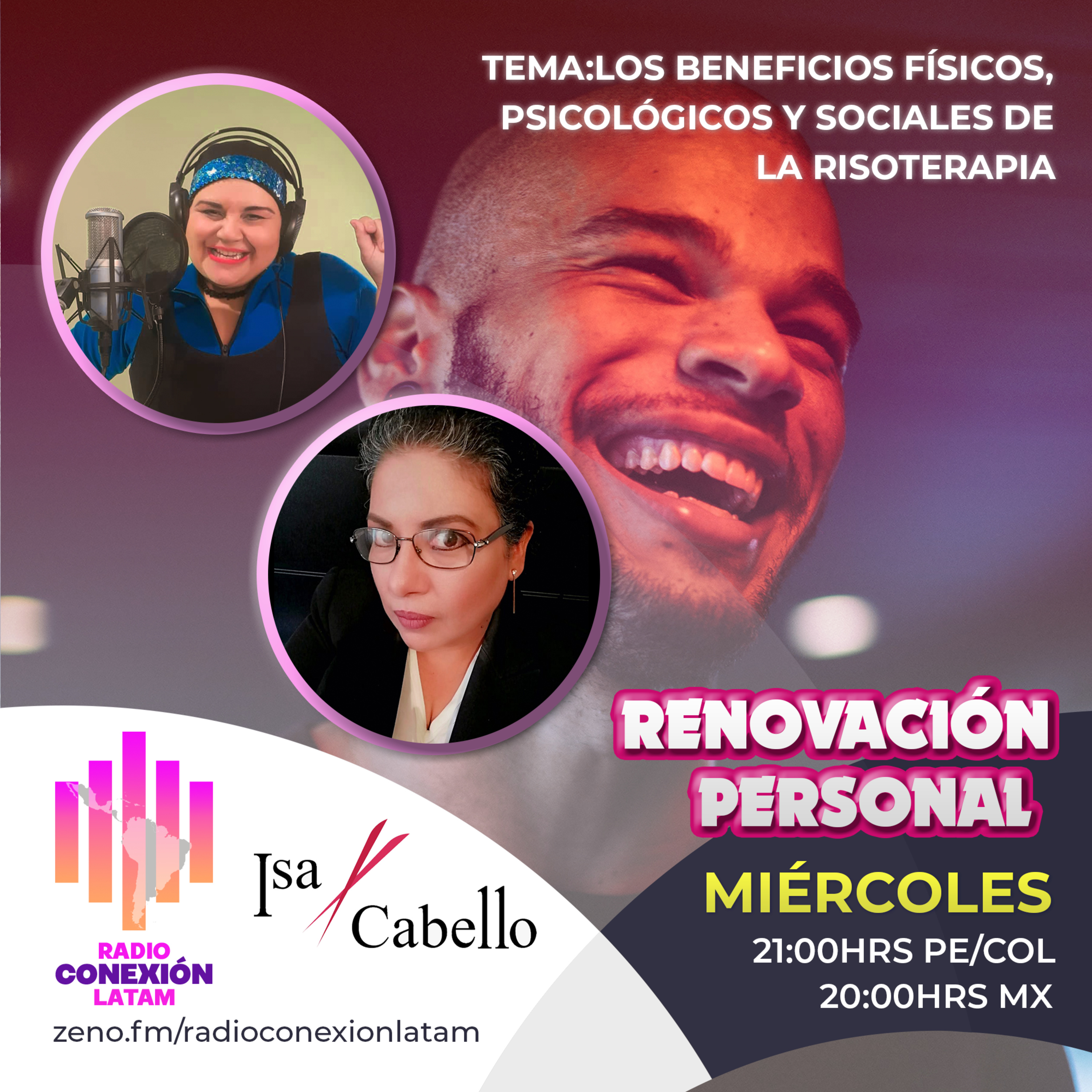 Renovación Personal Ep.10: Beneficios físicos, sociales y psicológicos de la Risoterapia! episode artwork