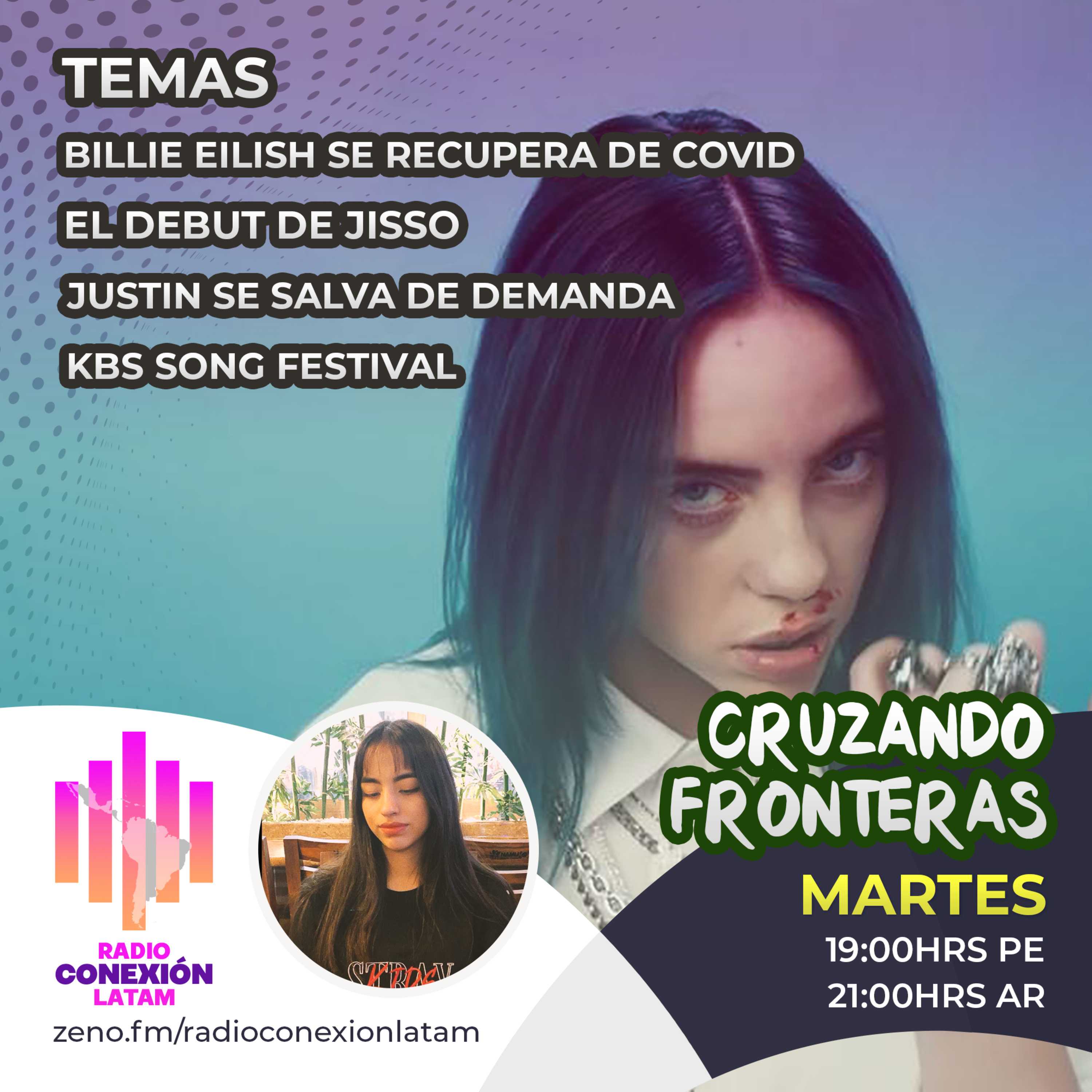 Cruzando Fronteras Ep.08: Billie Eilish se recupera del COVID! episode artwork