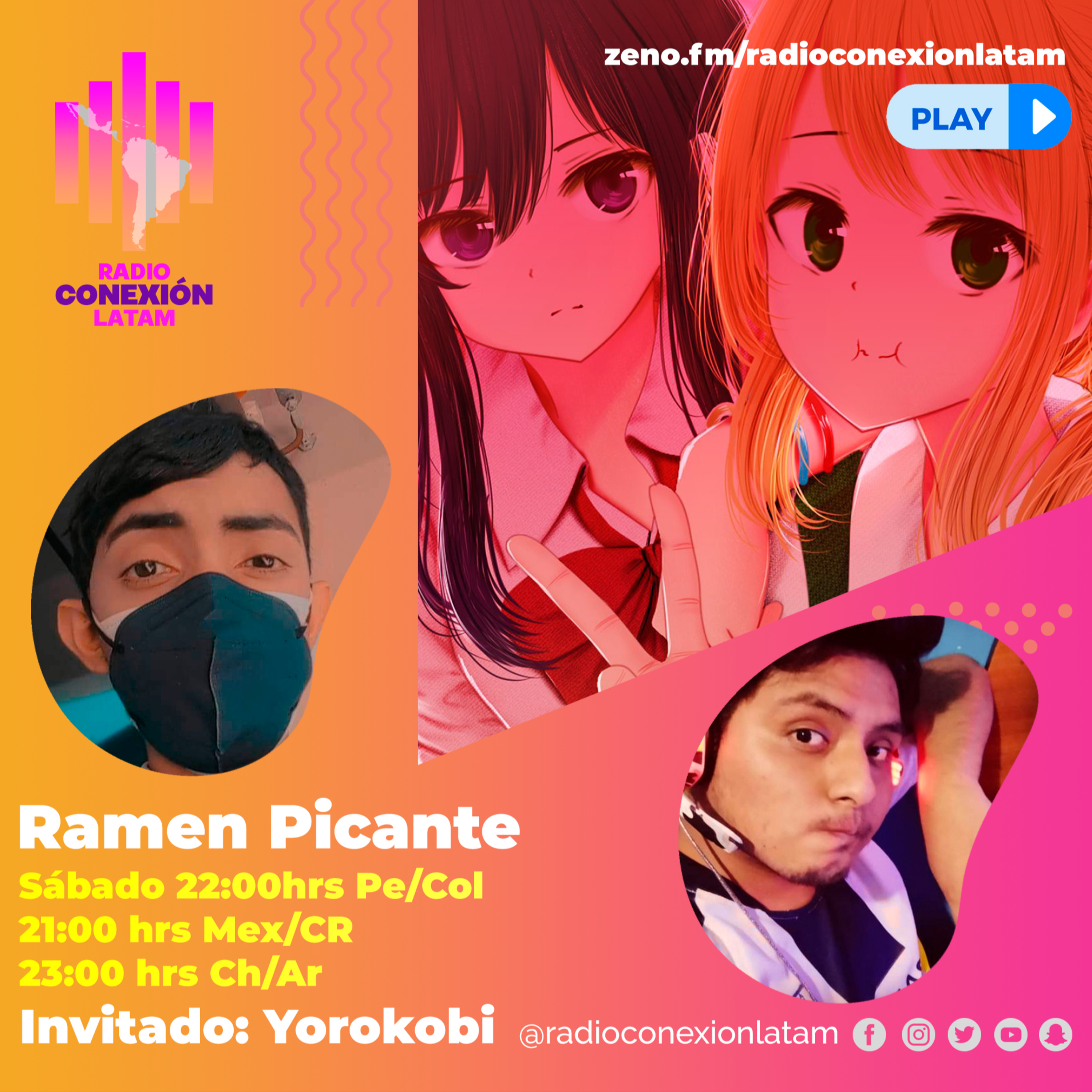 Ramen Picante S2: ENTREVISTA A YOROKOBI DE FANDUB VARIOS! episode artwork