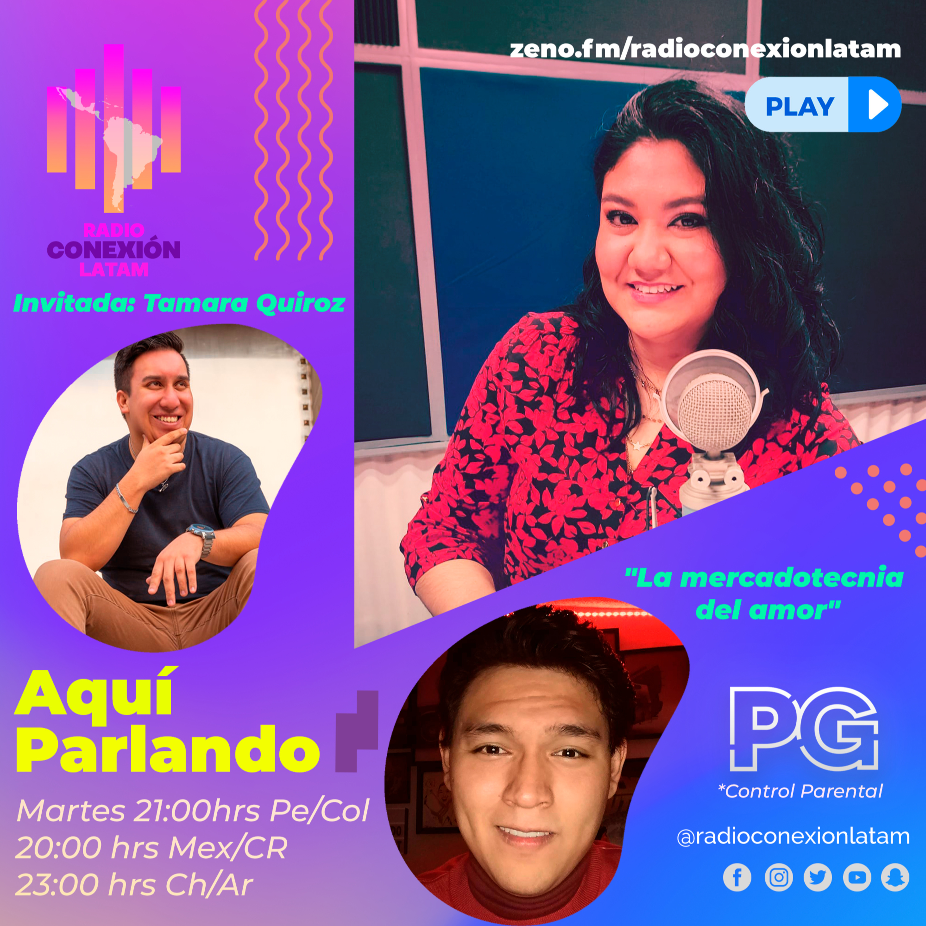 AQUÍ PARLANDO CON TAMARA QUIROZ: LA MERCADOTECNIA DEL AMOR! episode artwork