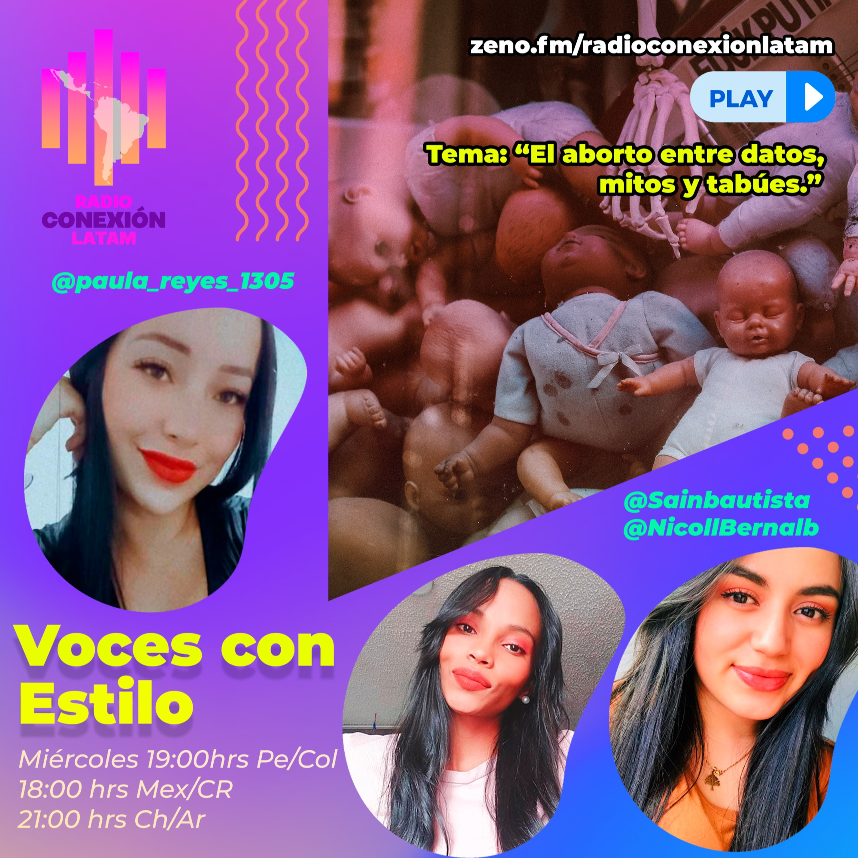 VOCES CON ESTILO S2: EL ABORTO; ENTRE DATOS, MITOS Y TABUES! episode artwork