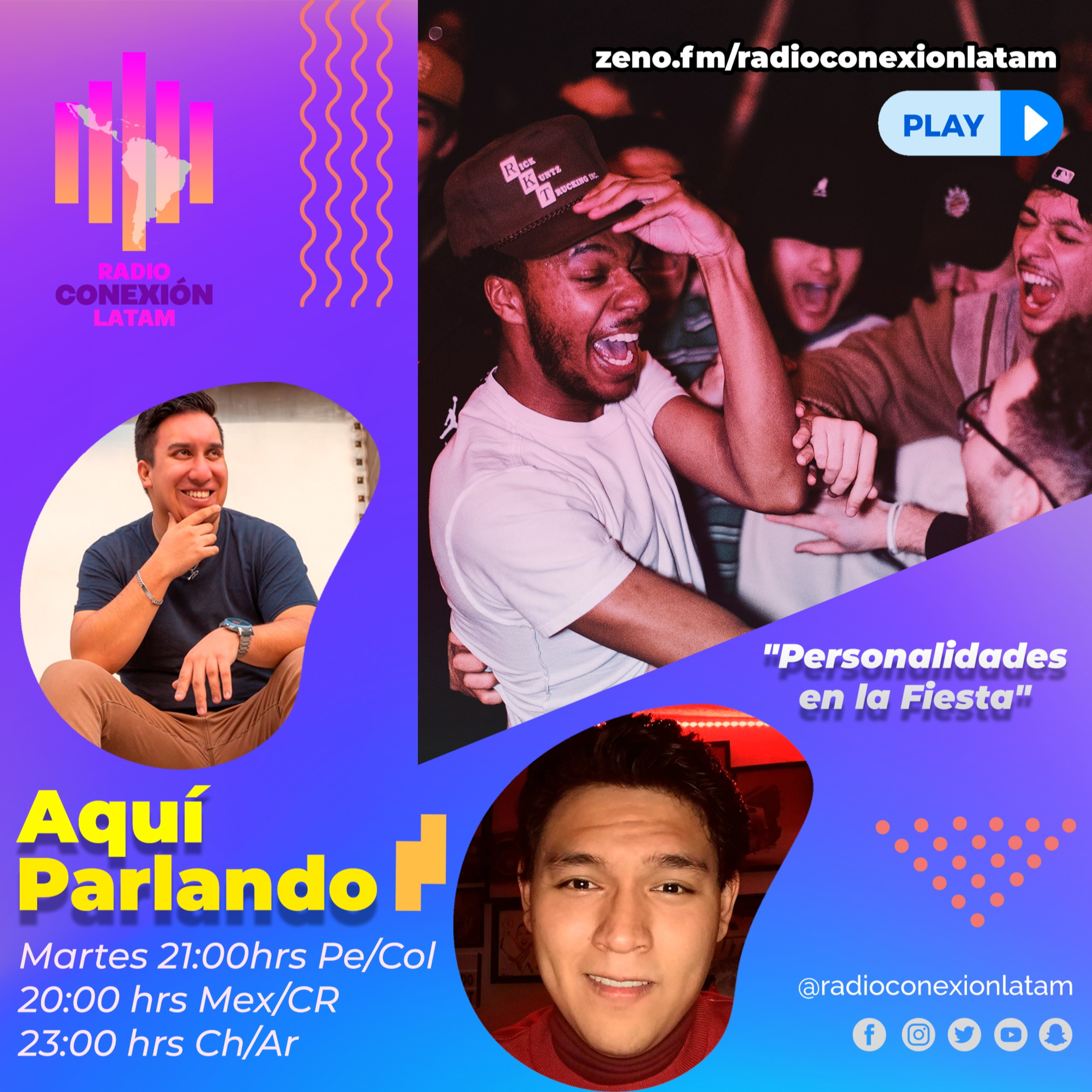 AQUÍ PARLANDO S2: "PERSONALIDADES EN LA FIESTA" episode artwork