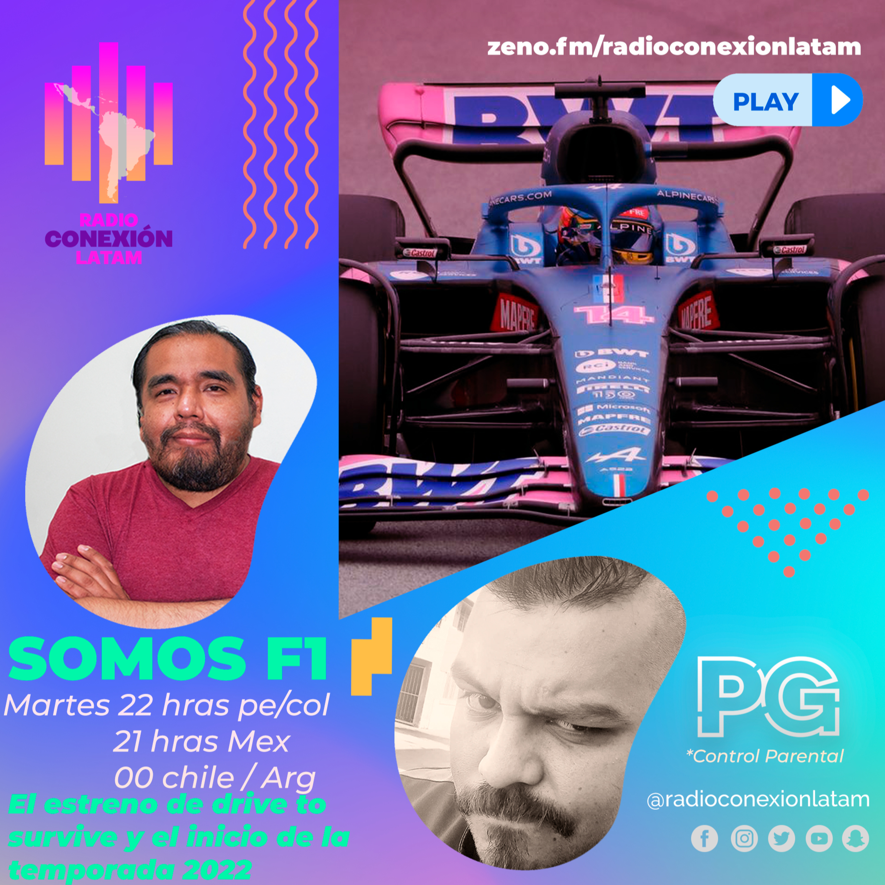SOMOS F1: "NUEVA TEMPORADA DE LA F1 CON EL CROSSOVER DE AQUÍ PARLANDO" episode artwork