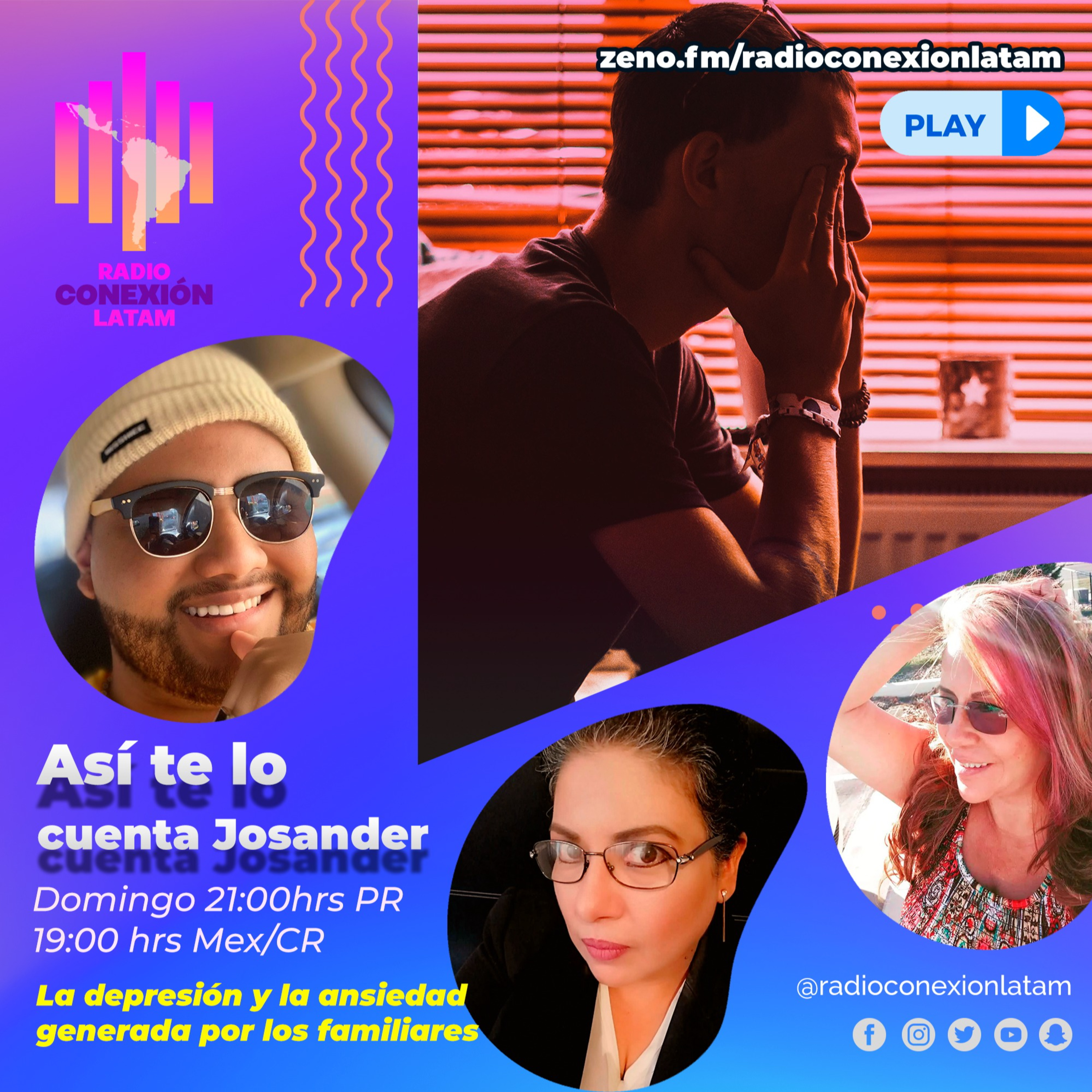 ASÍ TE LO CUENTA JOSANDER: "LA DEPRESIÓN Y LA ANSIEDAD GENERADA POR LOS FAMILIARES" episode artwork
