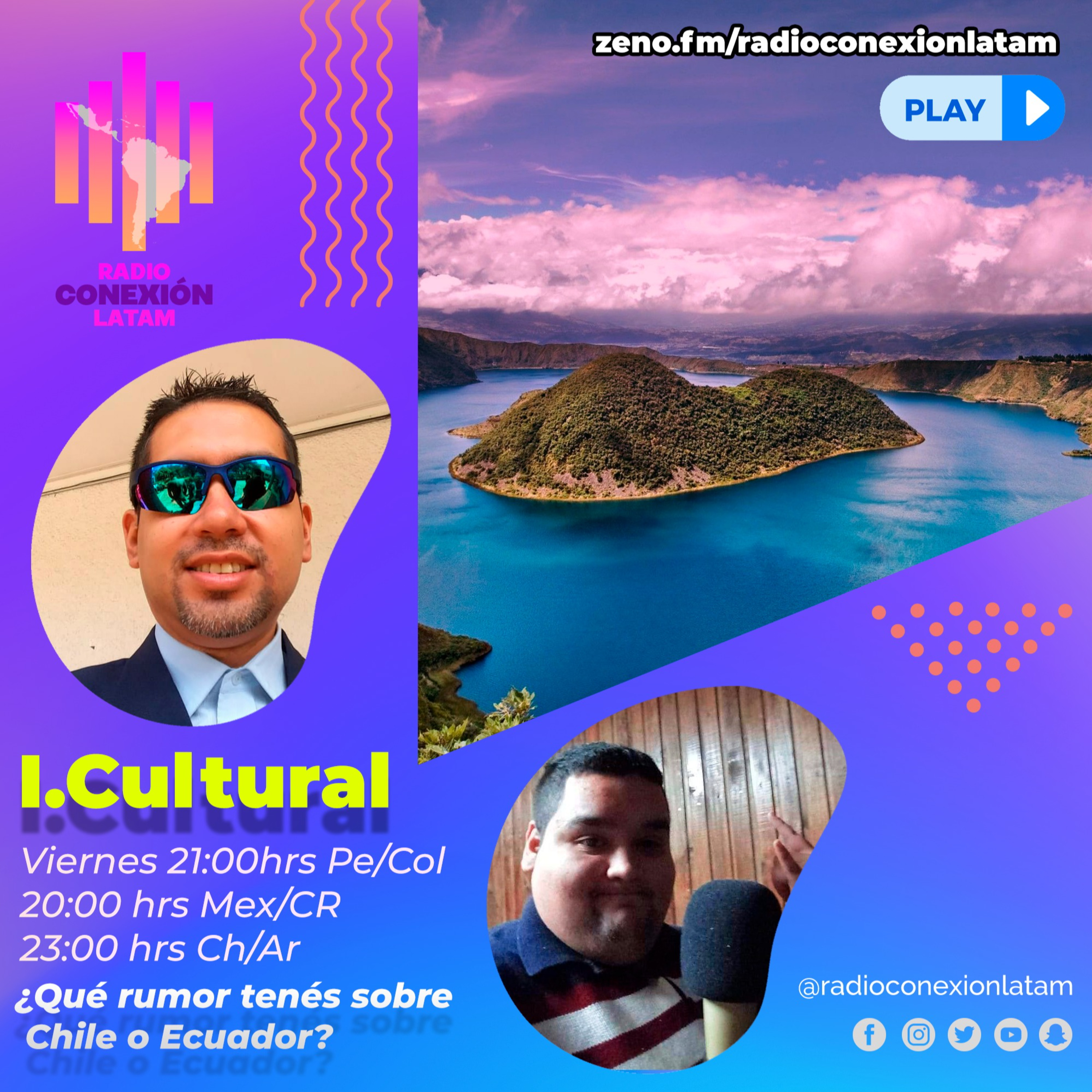 INTERCAMBIO CULTURAL:¿QUÉ PENSÁS O CONOCÉS DE CHILE Y ECUADOR? episode artwork
