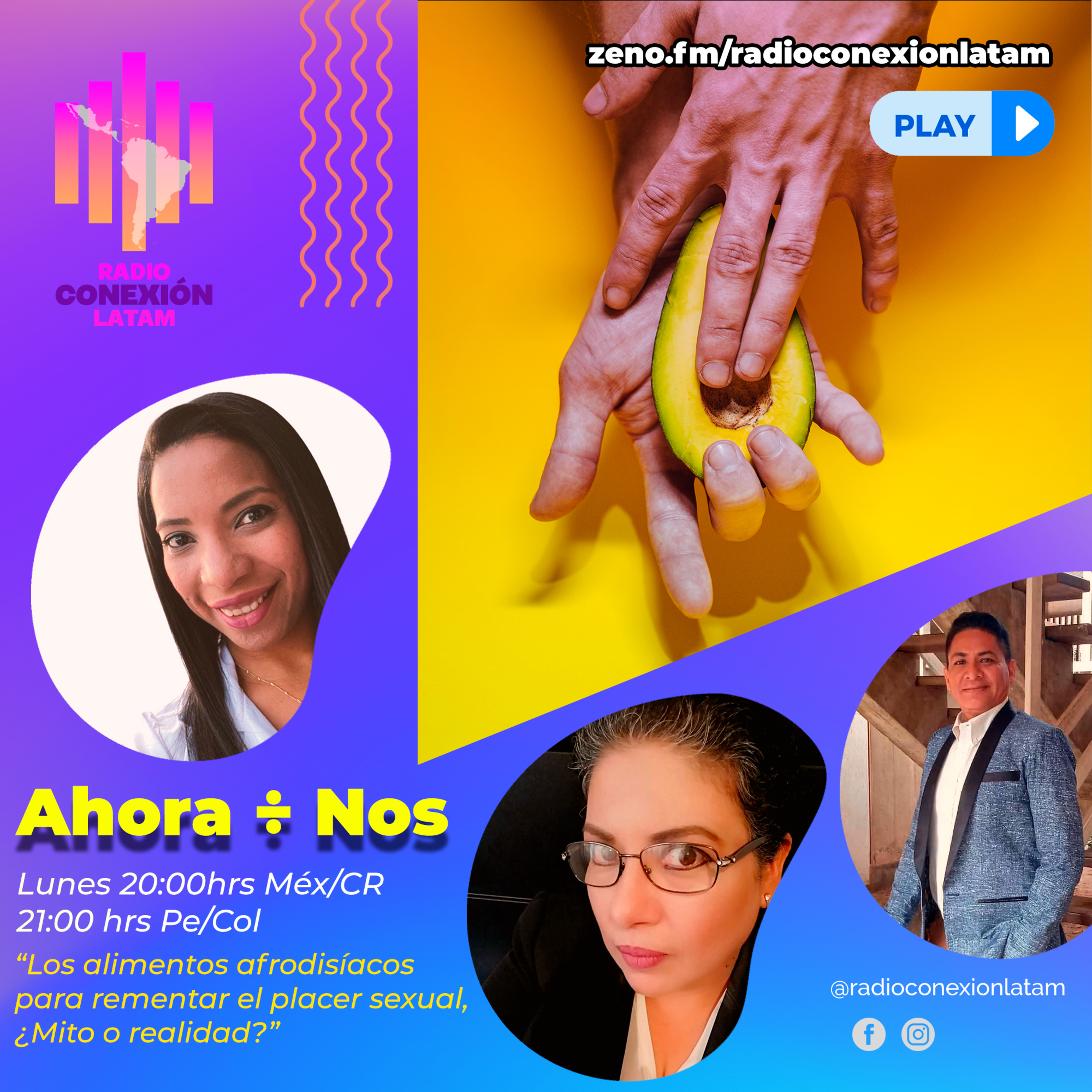 AHORA ENTRE NOS: LOS ALIMENTOS AFRODISIACOS PARA REMEDIAR EL PLACER SEXUAL episode artwork