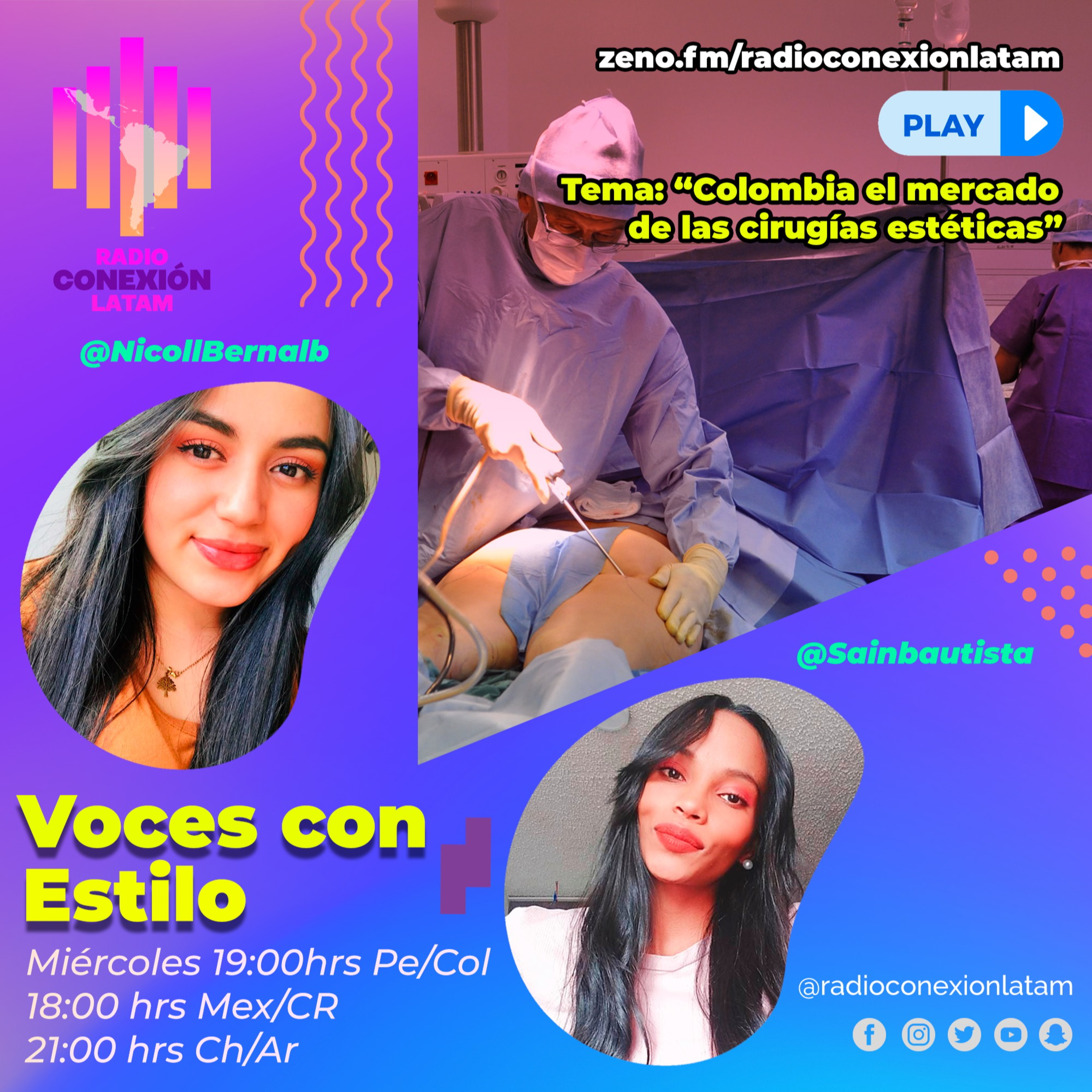 VOCES CON ESTILO: "COLOMBIA EL MERCADO DE LAS CIRUGÍAS ESTÉTICAS" episode artwork