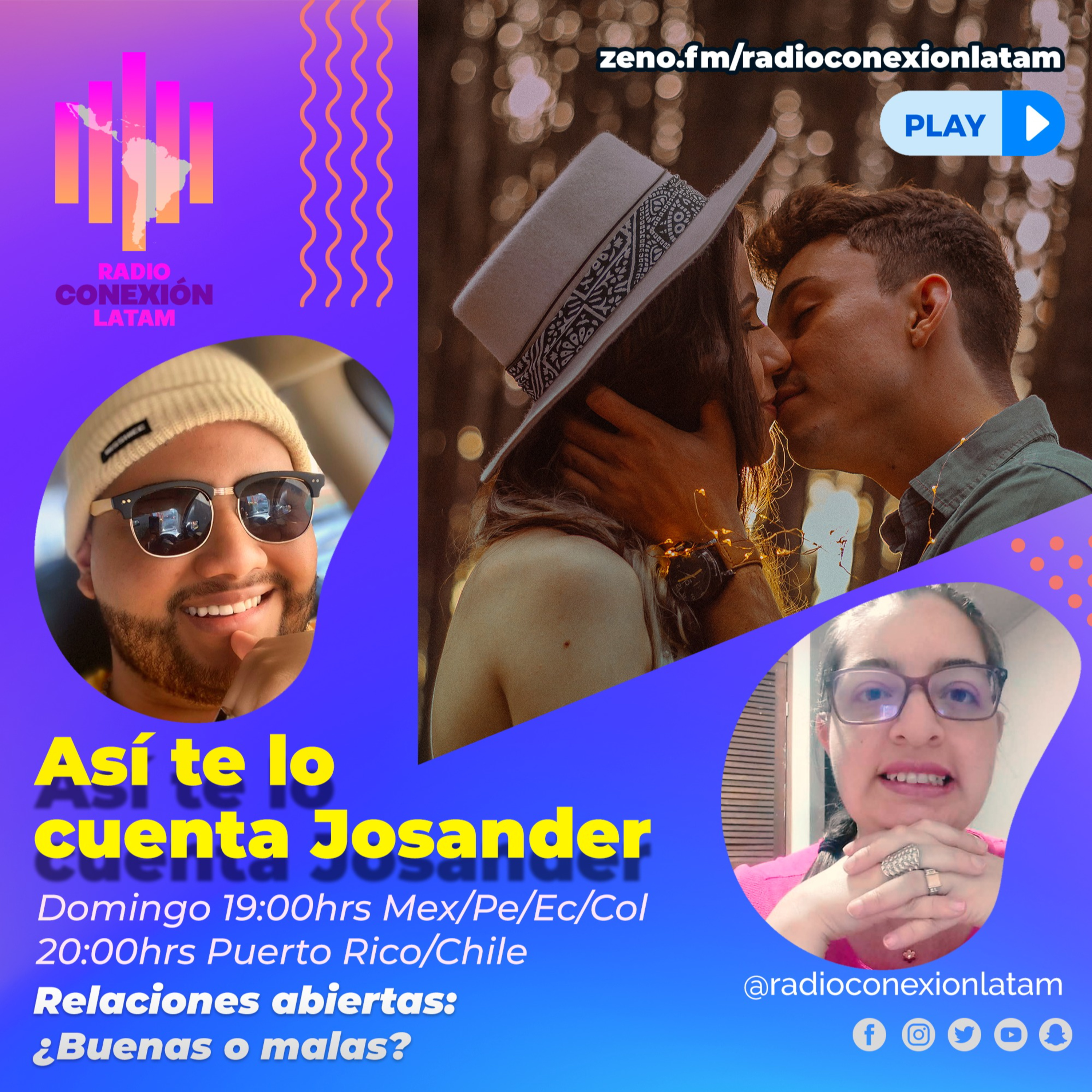 ASÍ TE LO CUENTA JOSANDER: RELACIONES ABIERTAS: ¿BUENAS O MALAS? episode artwork