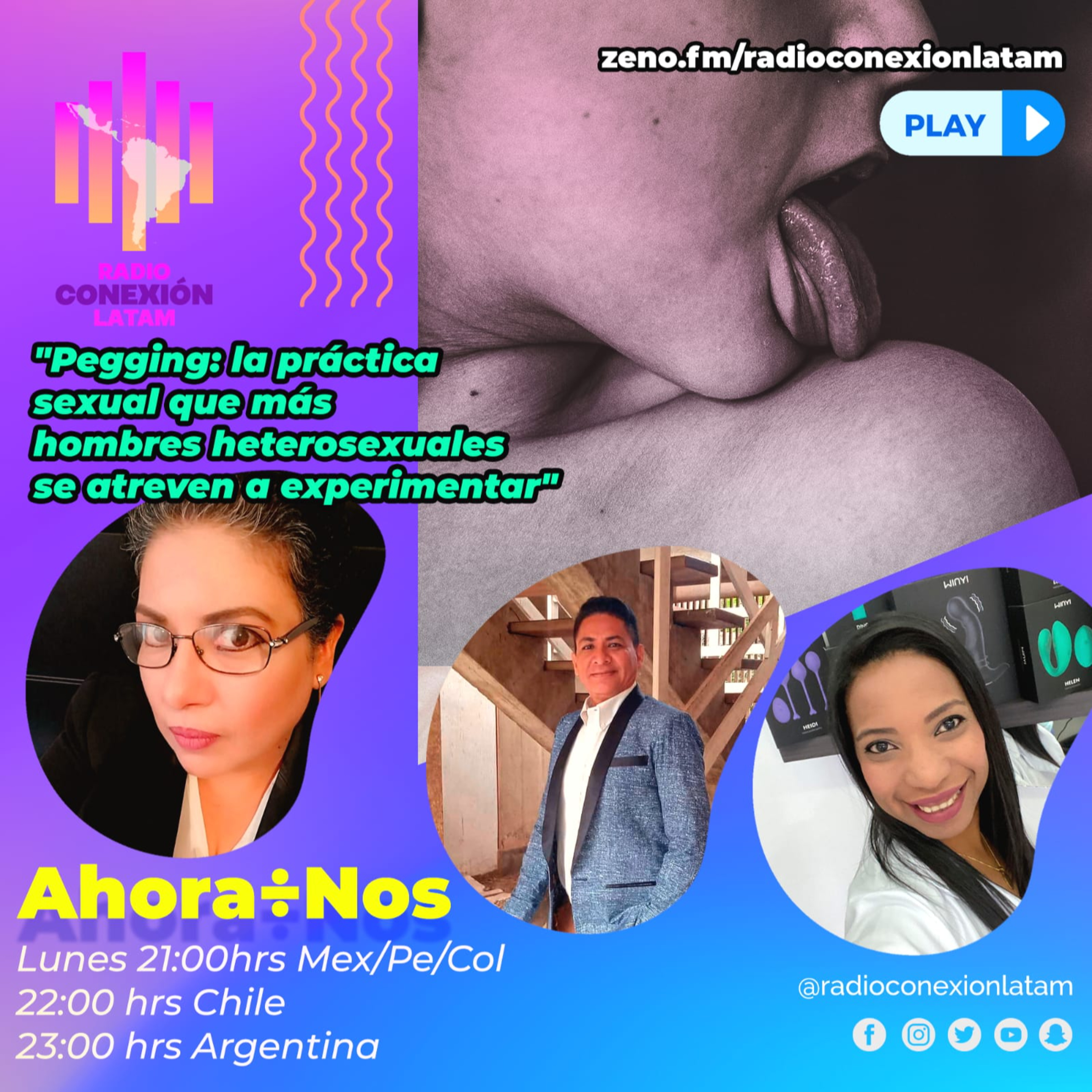 AHORA ENTRE NOS: PEGGING, LA PRACTICA SEXUAL QUE MÁS HOMBRES HETERO SE ATREVEN A EXPERIMENTAR! episode artwork