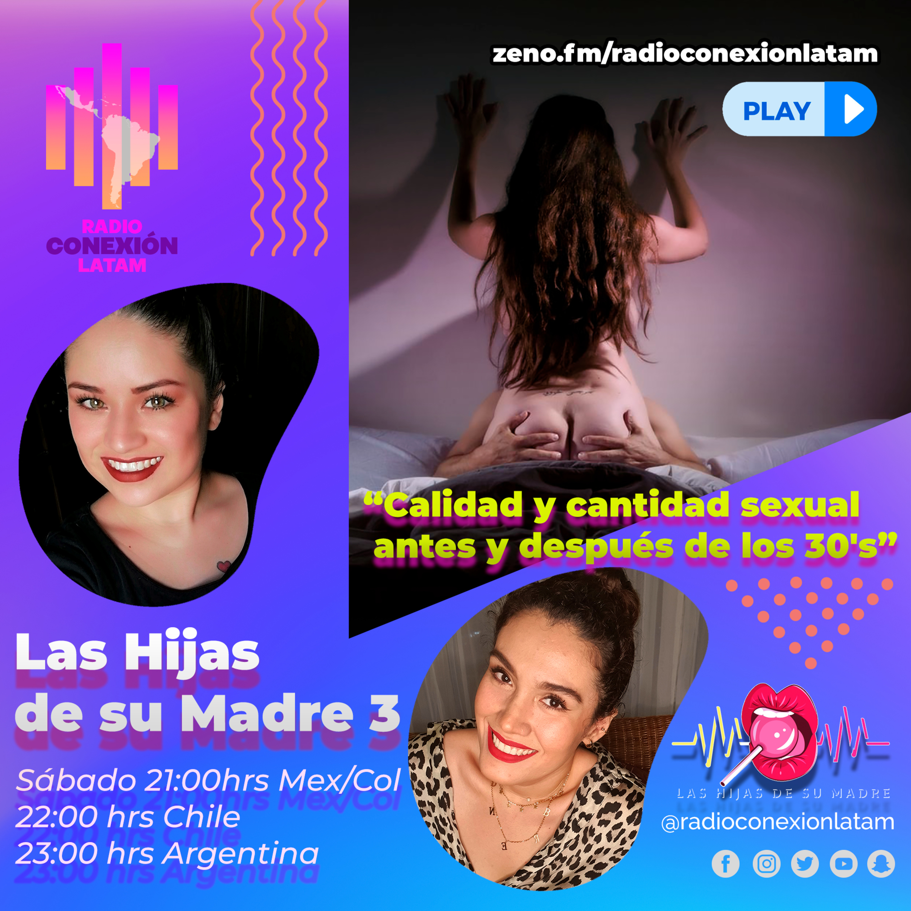HIJAS DE SU MADRE 3: "CALIDAD Y CANTIDAD SEXUAL ANTES Y DESPUÉS DE LOS 30" episode artwork