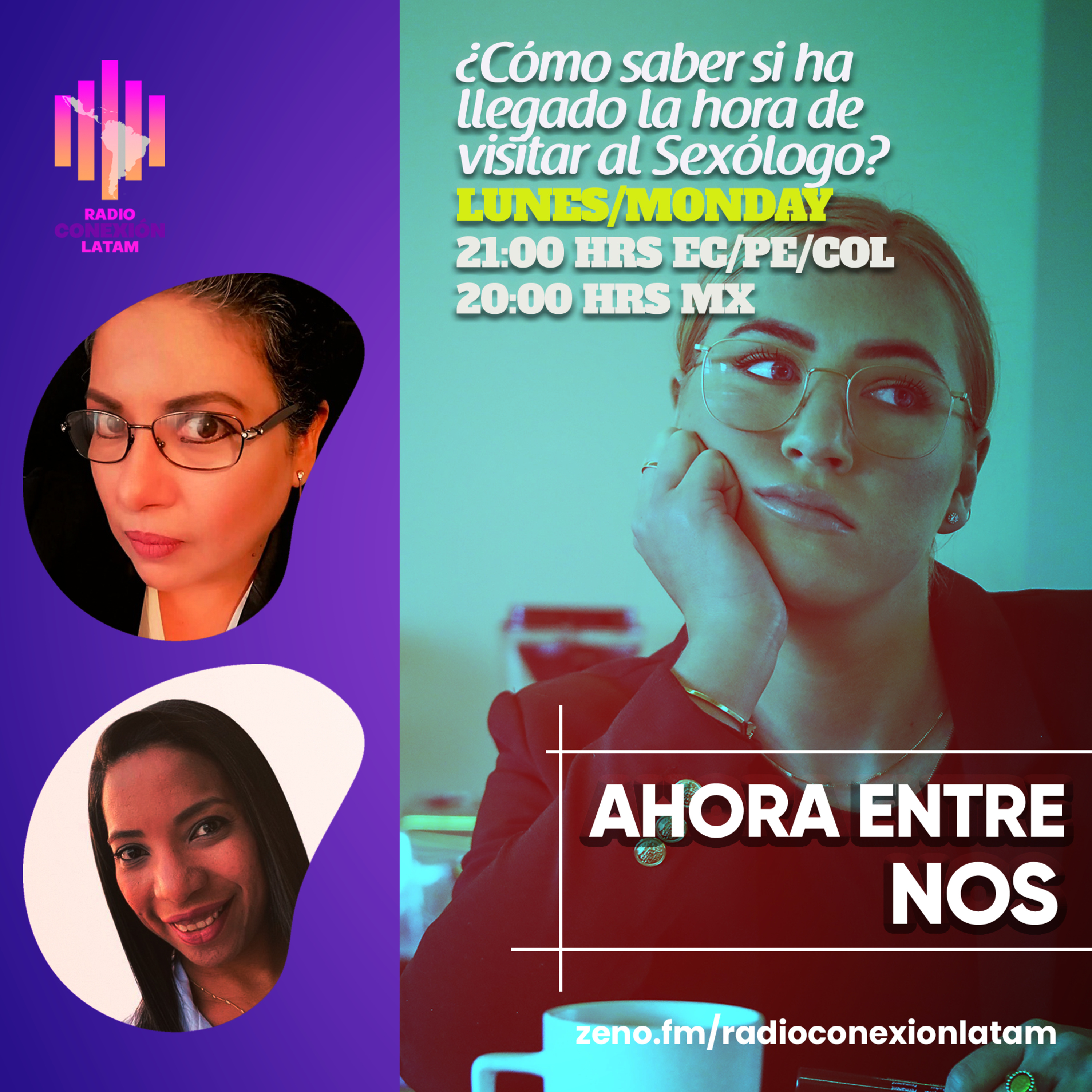 AHORA ENTRE NOS: ¿CÓMO SABER SI HA LLEGADO LA HORA DE IR AL SEXÓLOGO? episode artwork