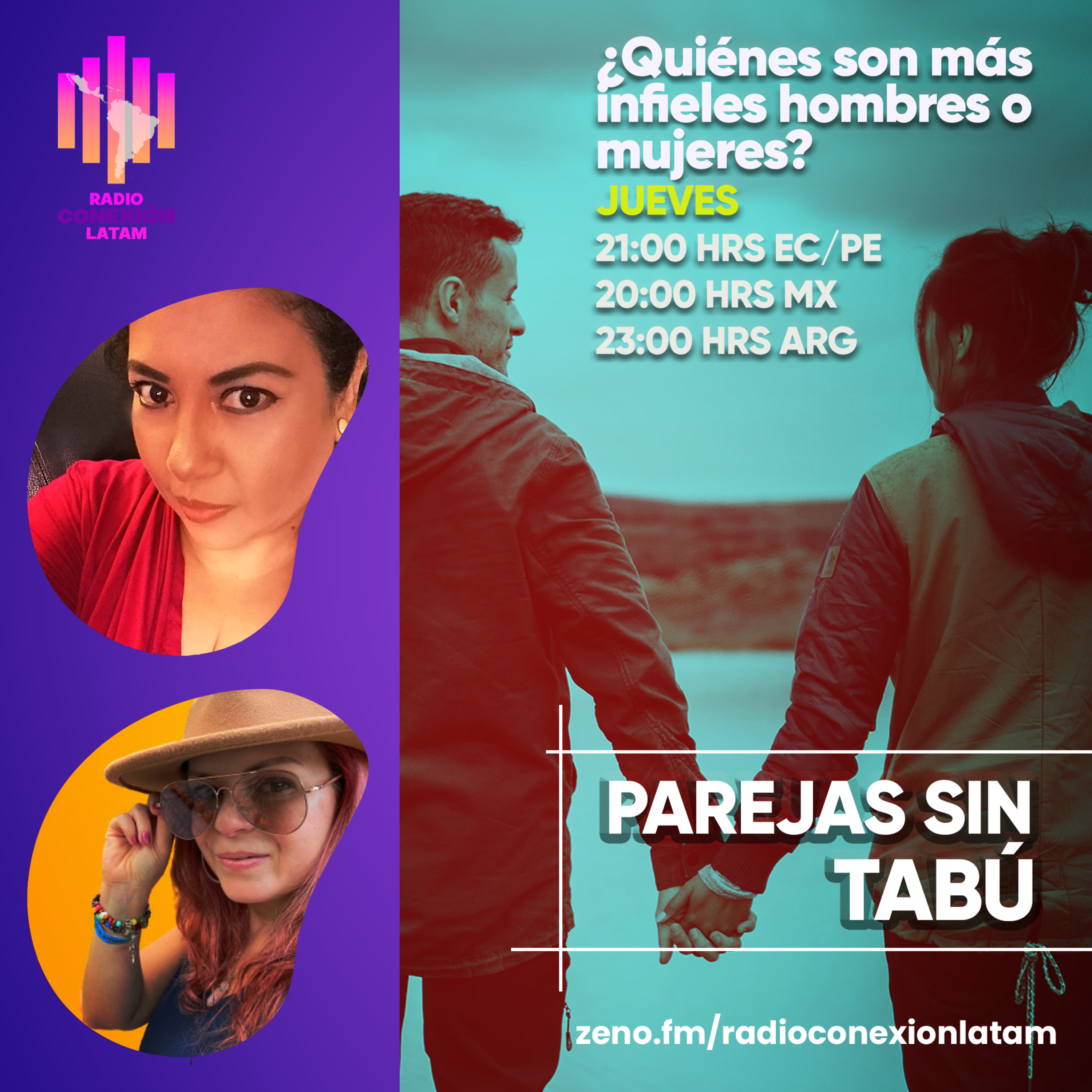 PAREJAS SIN TABÚ: ¿Quiénes son más infieles, los hombres o las mujeres? episode artwork
