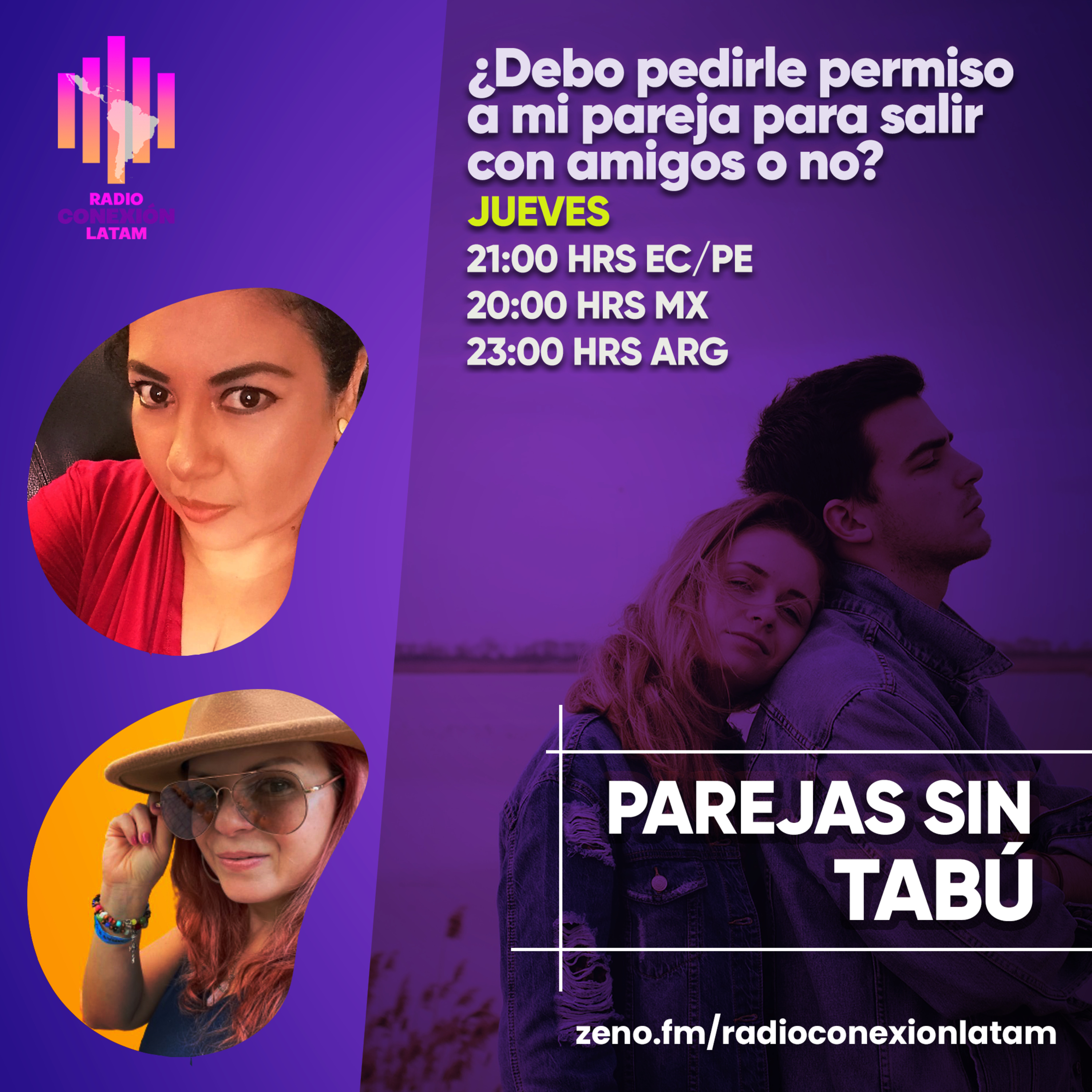 Parejas Sin Tabú: ¿Debo pedirle permiso a mi pareja para salir con amigos o no? episode artwork