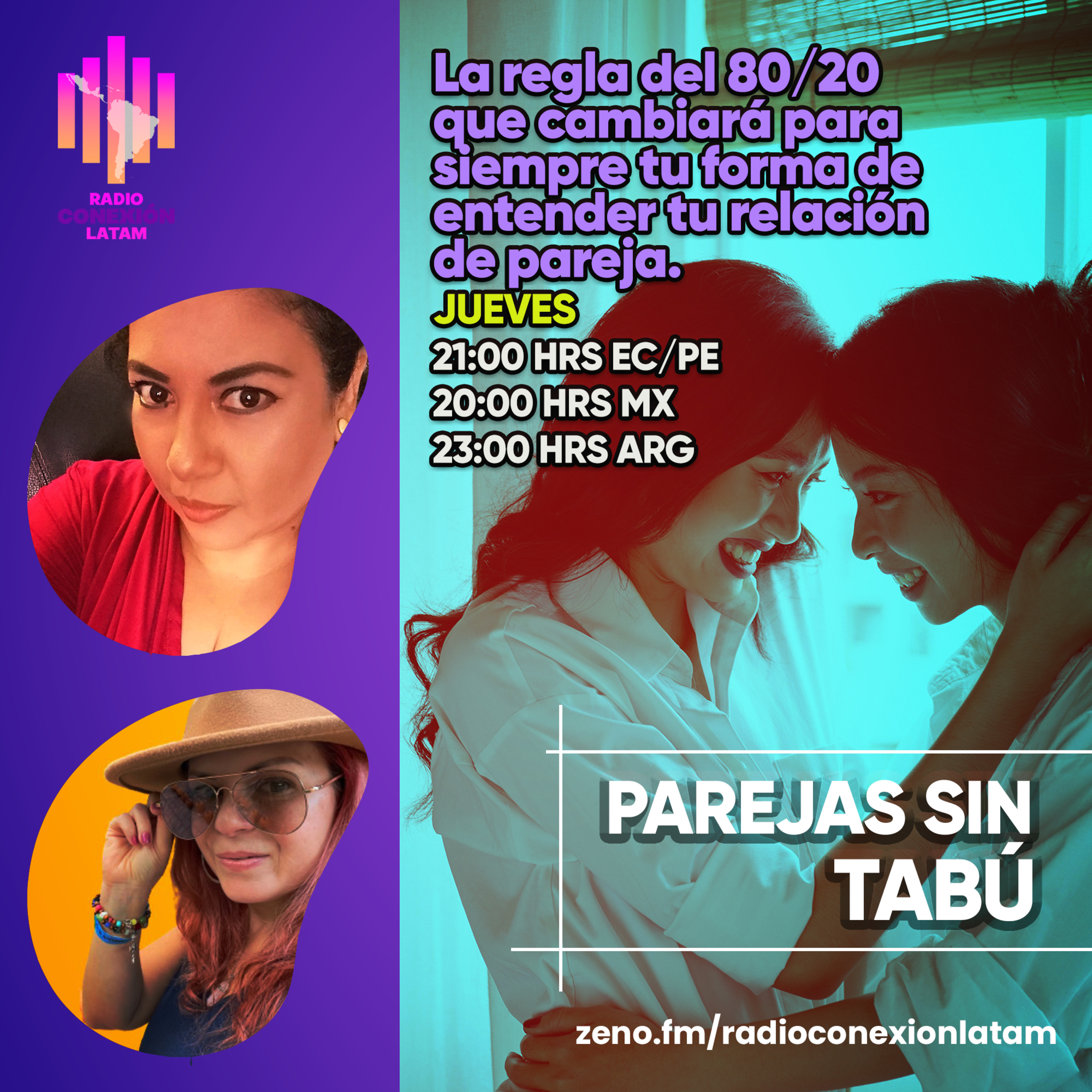 PAREJAS SIN TABÚ: LA REGLA DEL 80/20 QUE CAMBIARÁ PARA SIEMPRE TU FORMA DE ENTENDER TU RELACIÓN DE PAREJA! episode artwork
