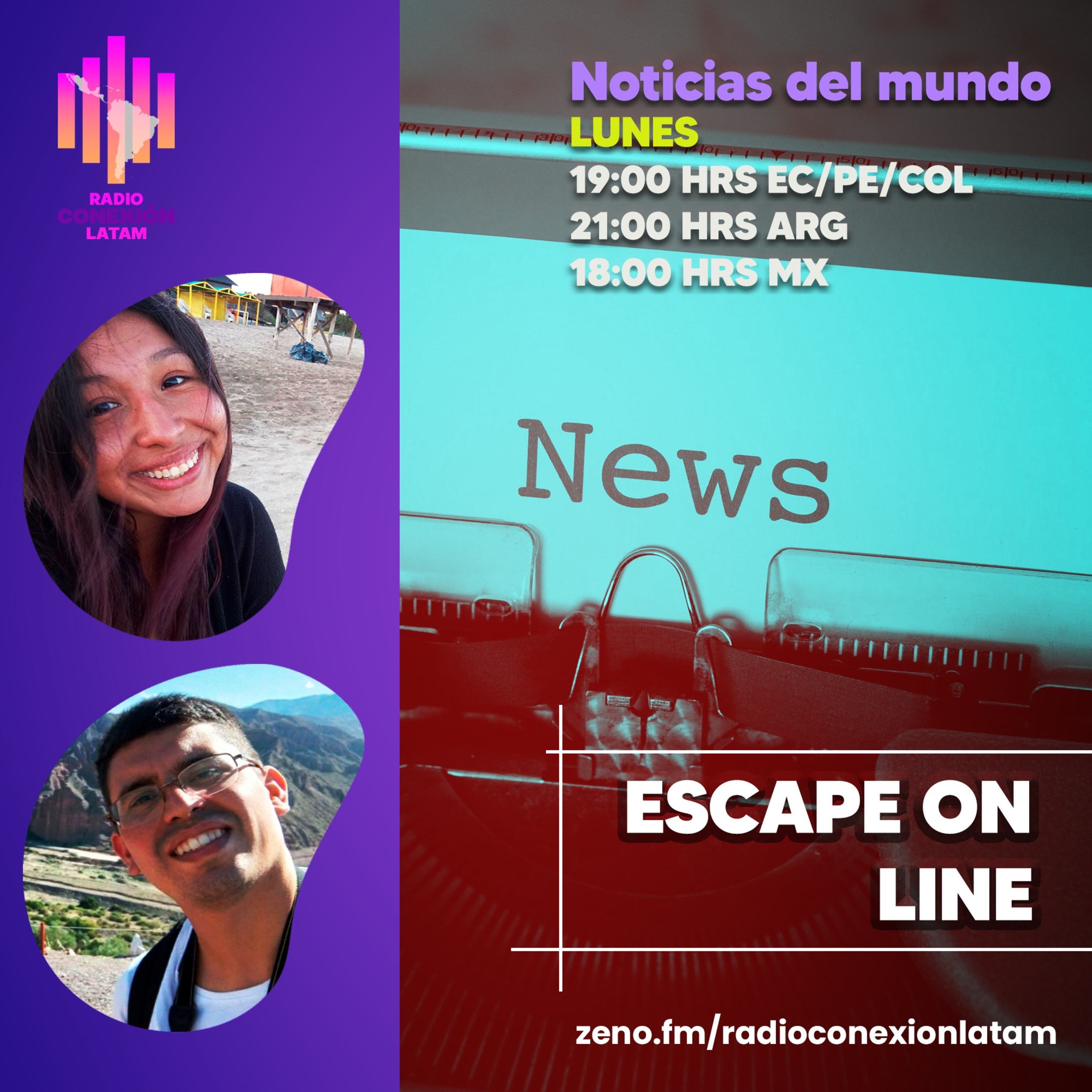 ESCAPE ON LINE: NOTICIAS DEL MUNDO episode artwork