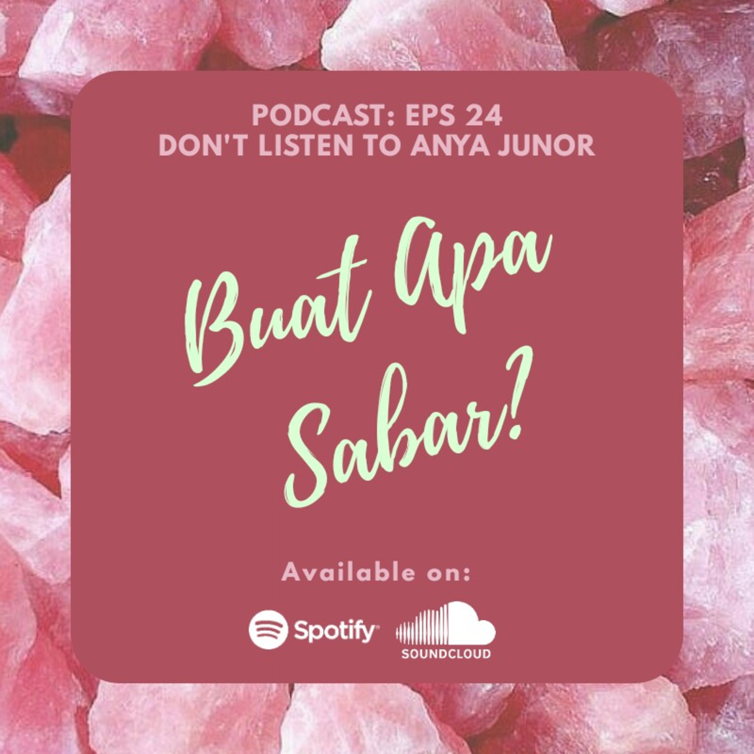 Don\'t Listen To Anya Junor