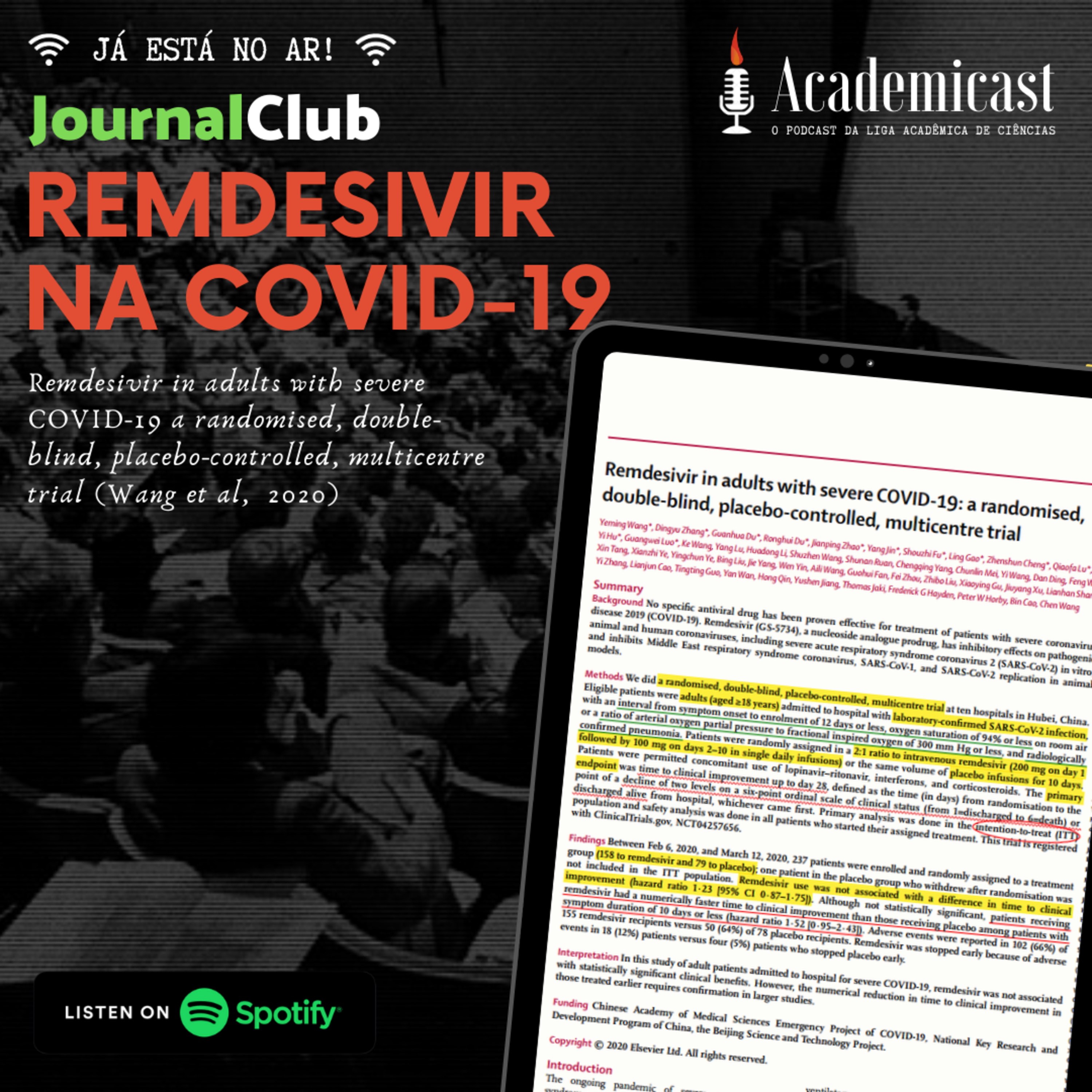 Journal Club #001 - Remdesivir na COVID-19 episode artwork