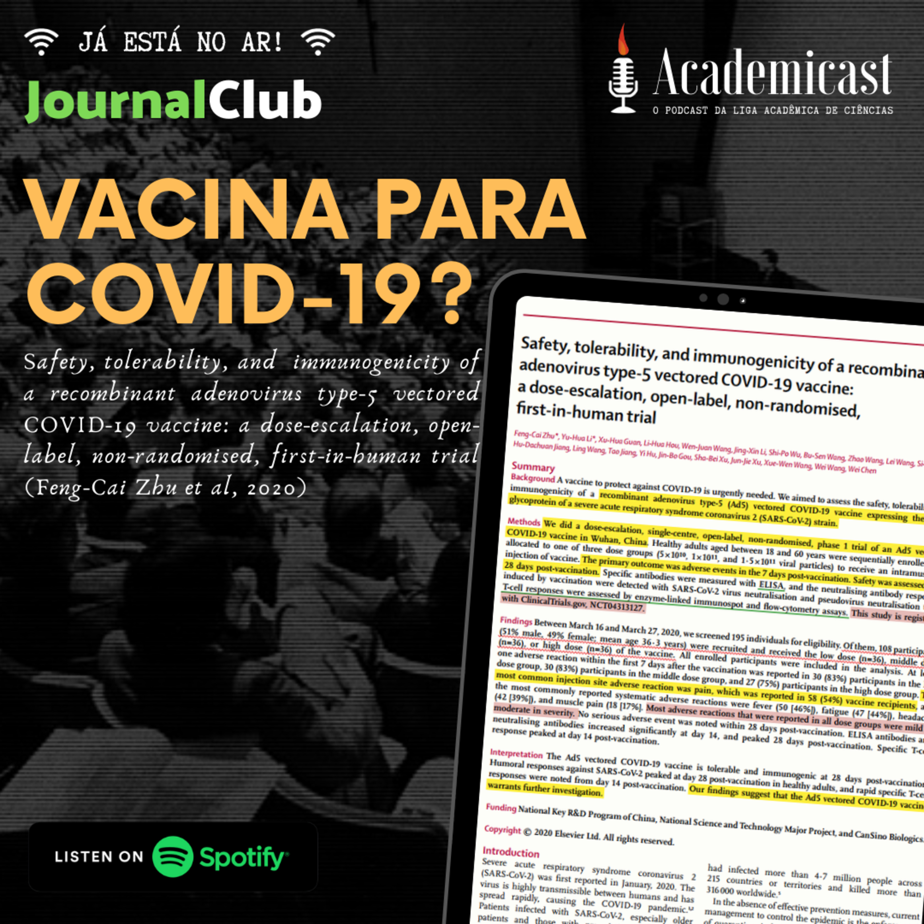 Journal Club #003 - Vacina para COVID-19? episode artwork