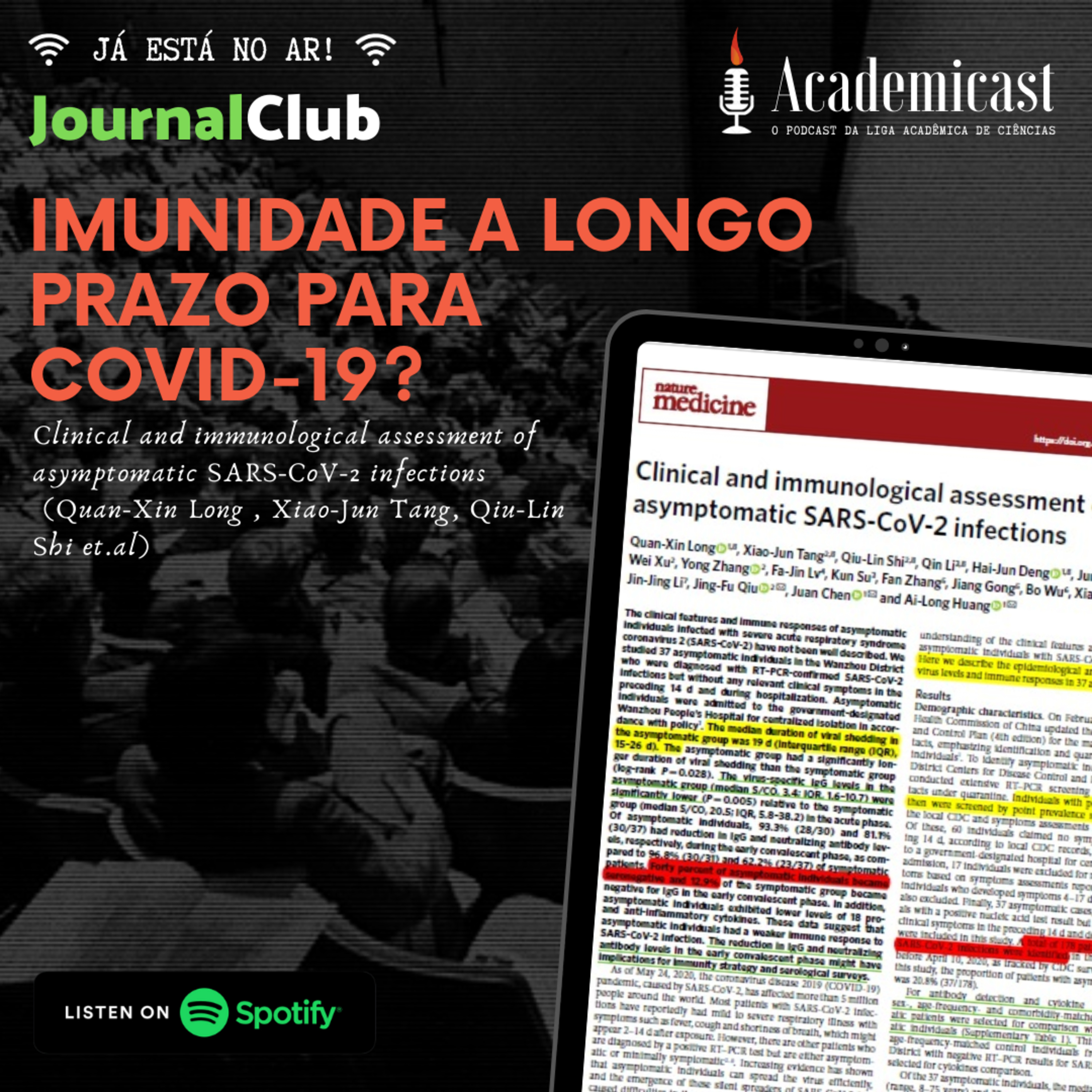 Journal Club #006 - Imunidade a longo prazo para COVID-19?