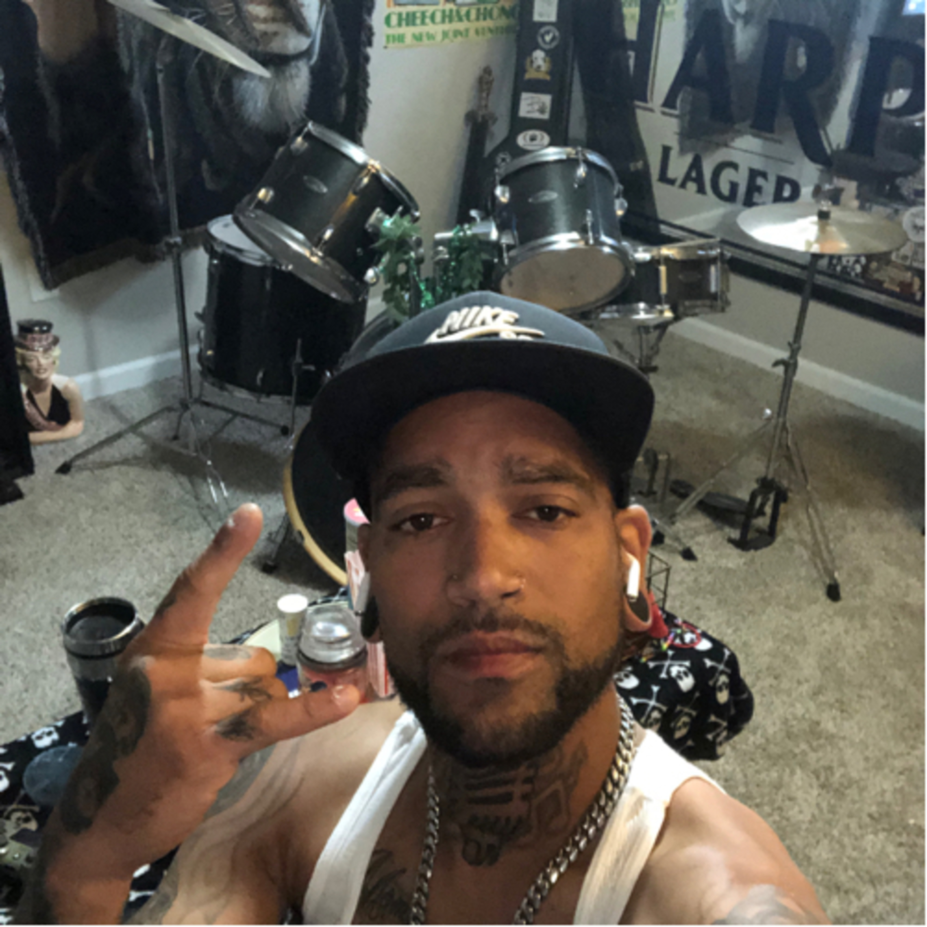 Chillin in the studio with me