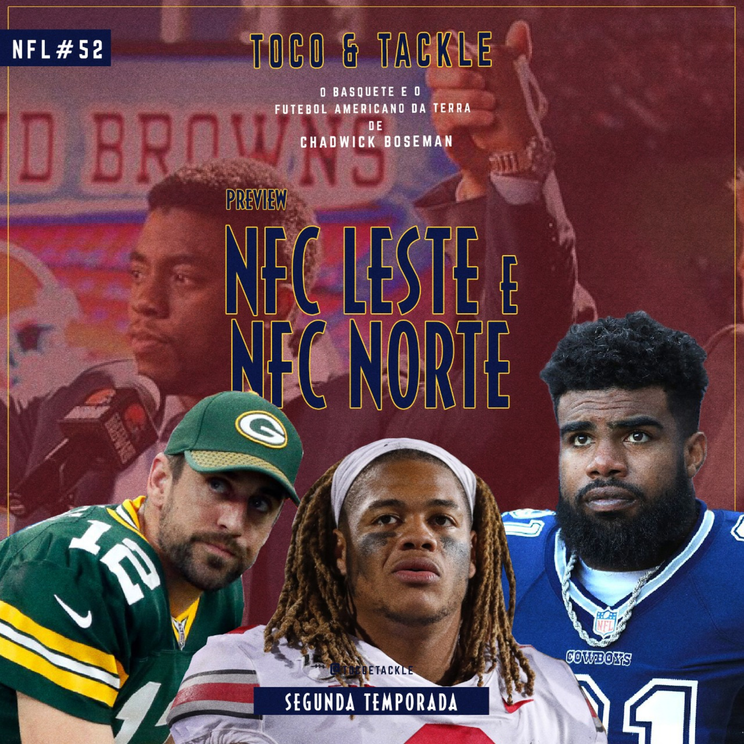 Toco e Tackle NFL #52: Preview NFC Norte e NFC Leste episode artwork