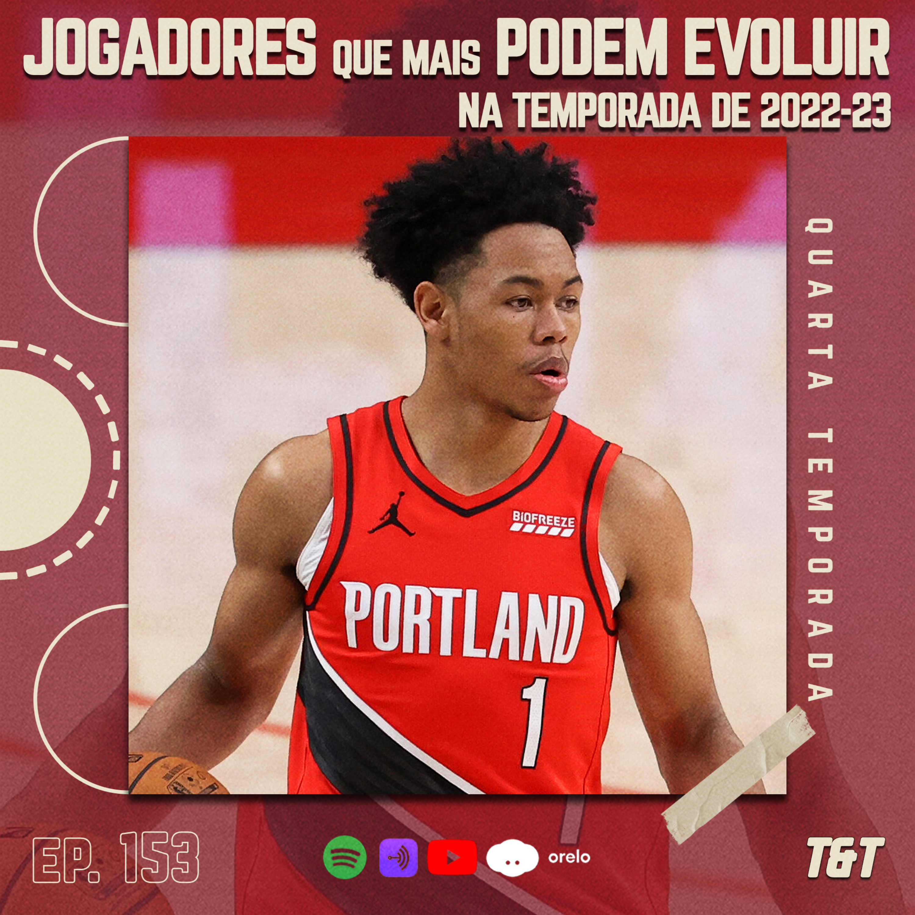 T&T NBA #153: Jogadores que mais podem evoluir na temporada 2022-23 episode artwork