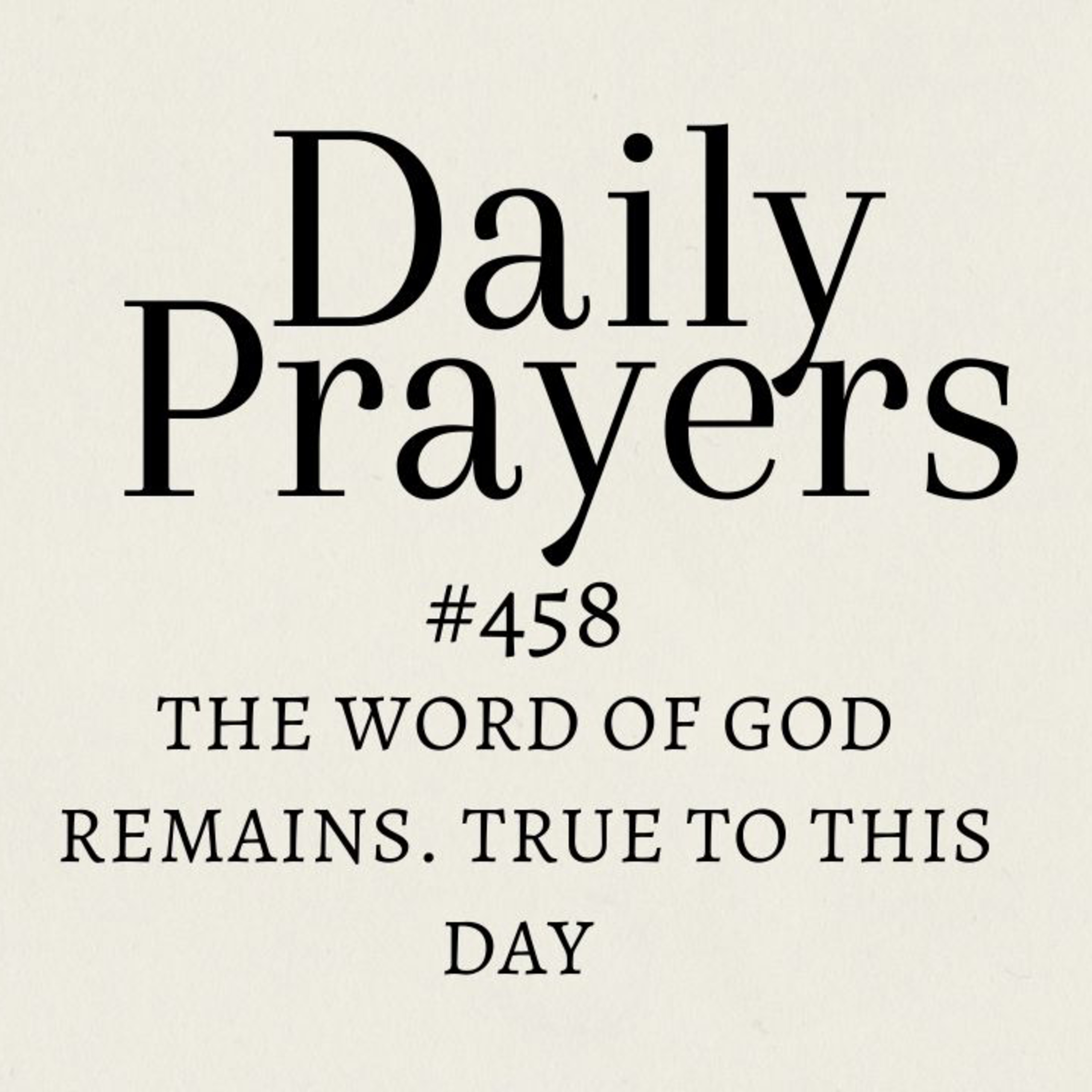 Daily Prayers