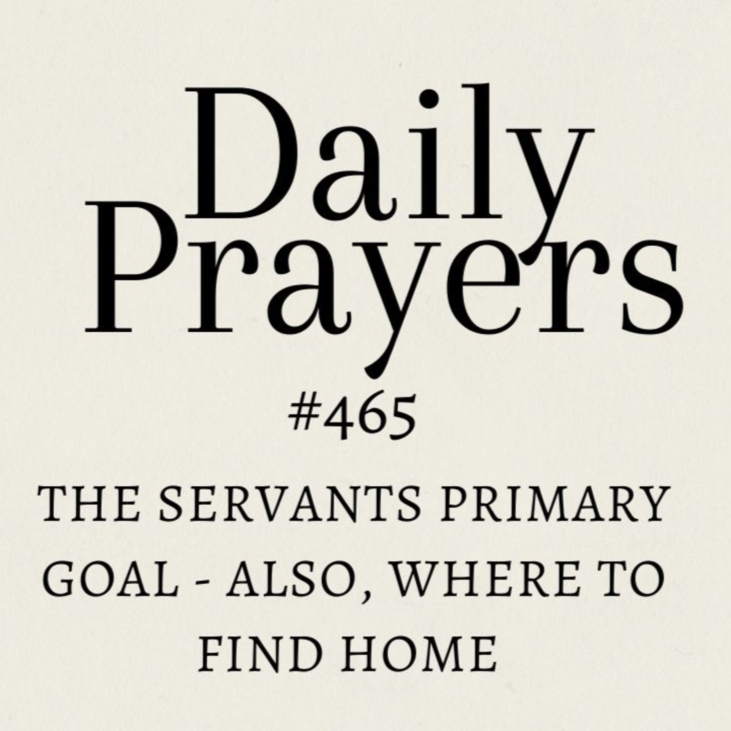 Daily Prayers