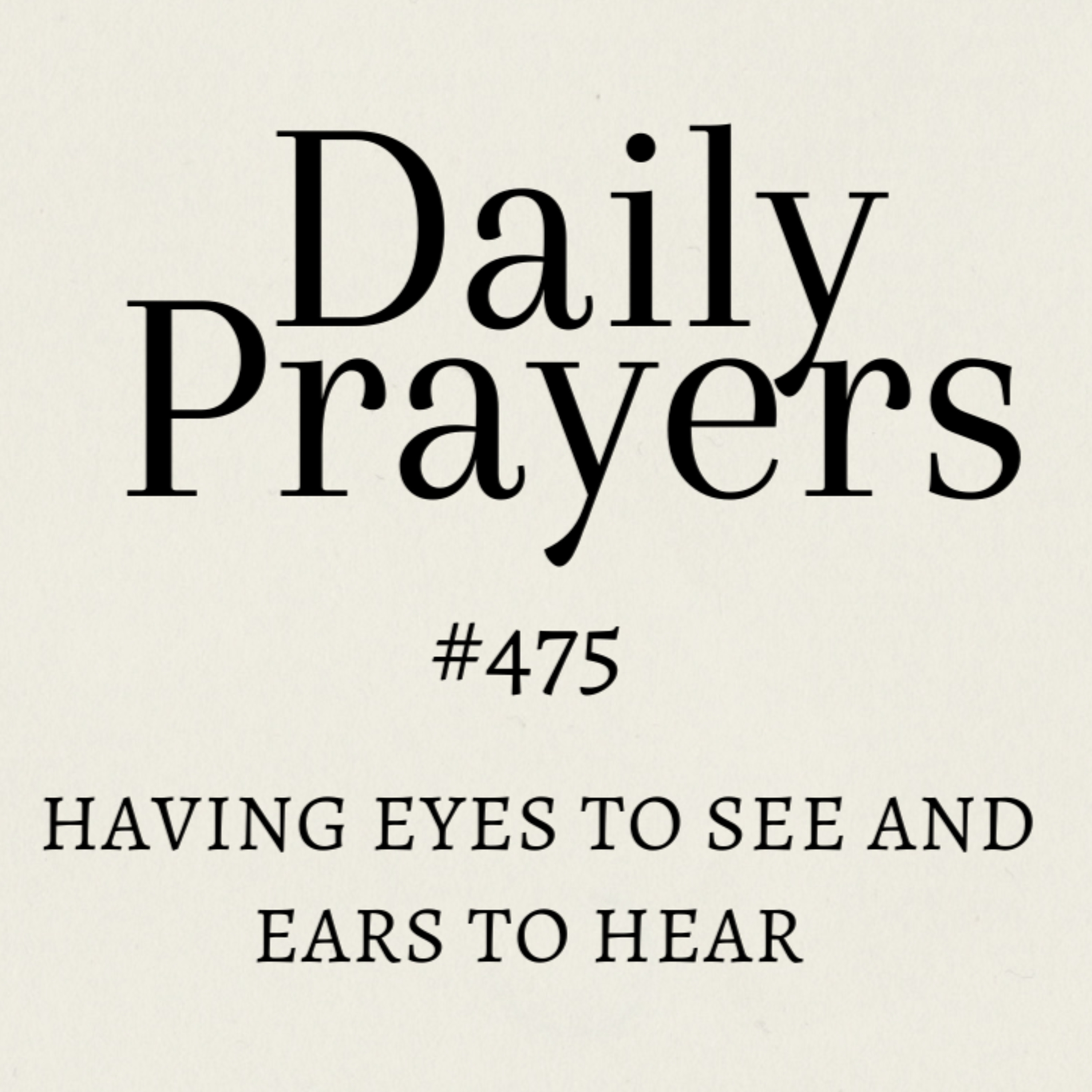 Daily Prayers