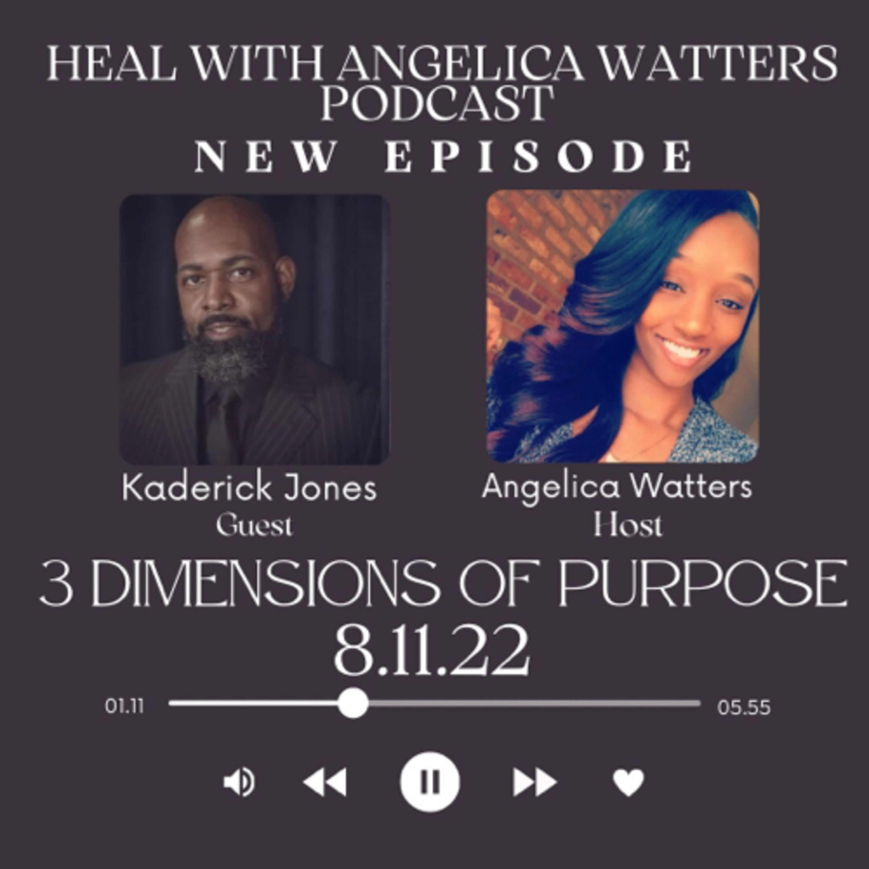 3 Dimensions Of Purpose| Kaderick Jones Life Coach episode artwork