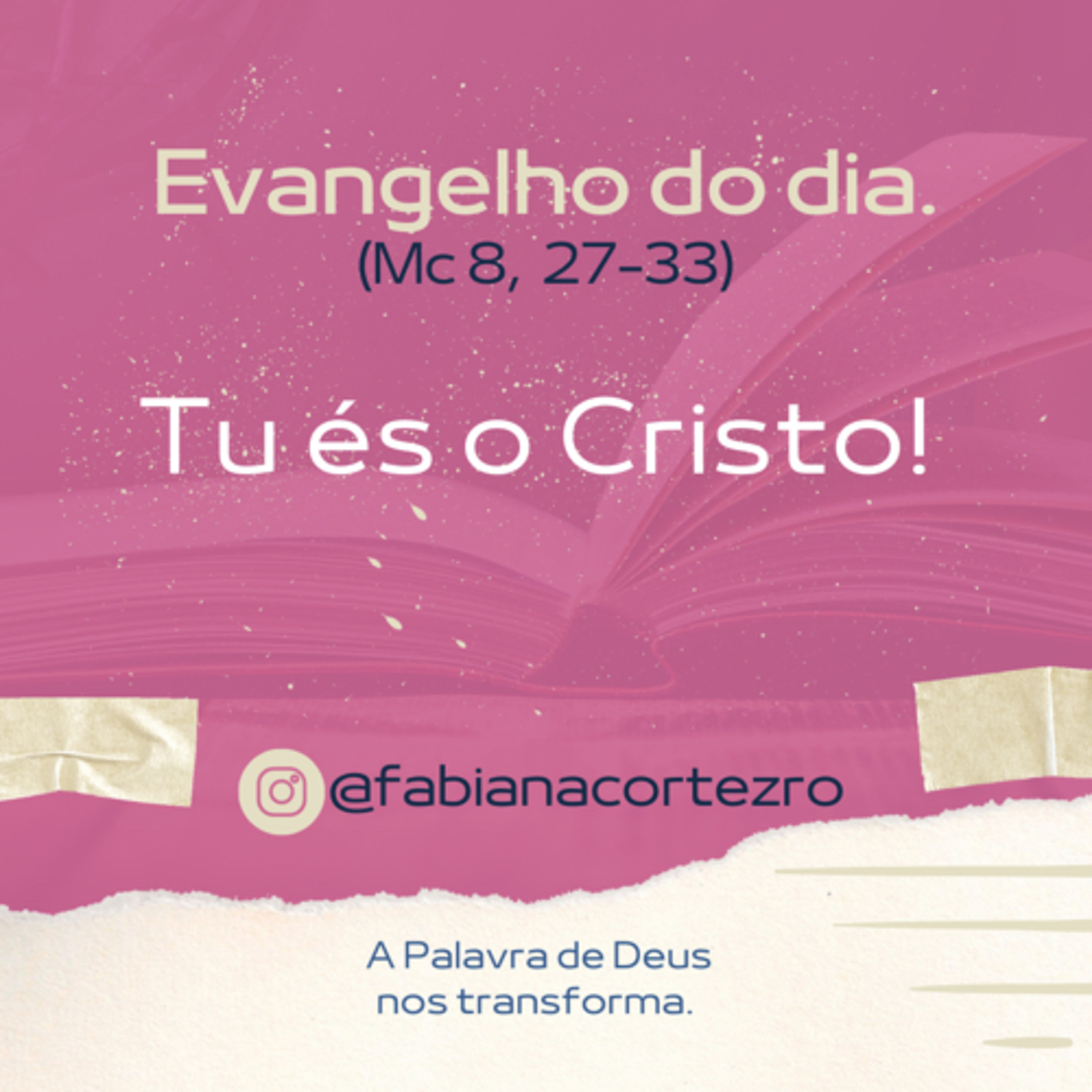 Evangelho do dia.
