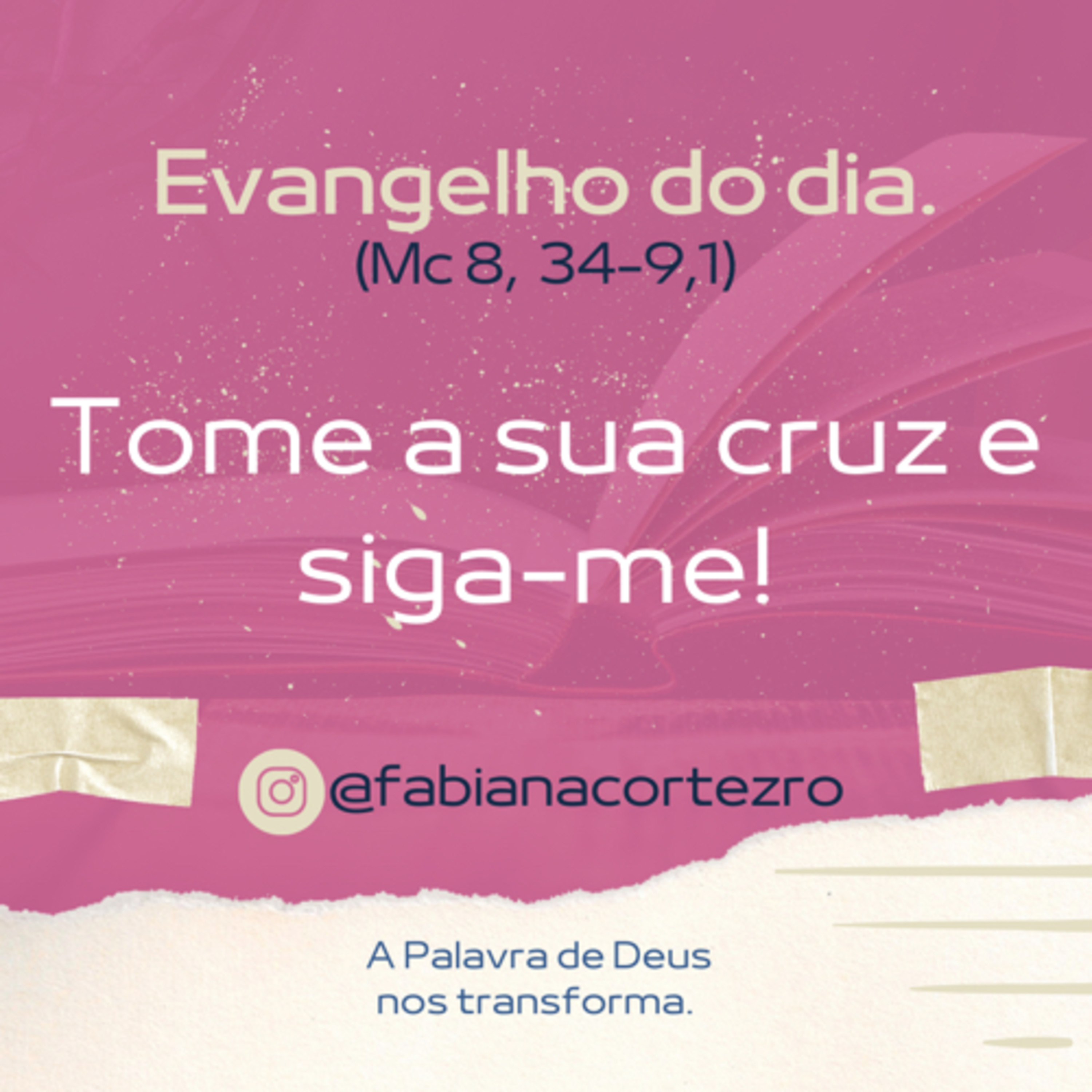 Evangelho do dia.