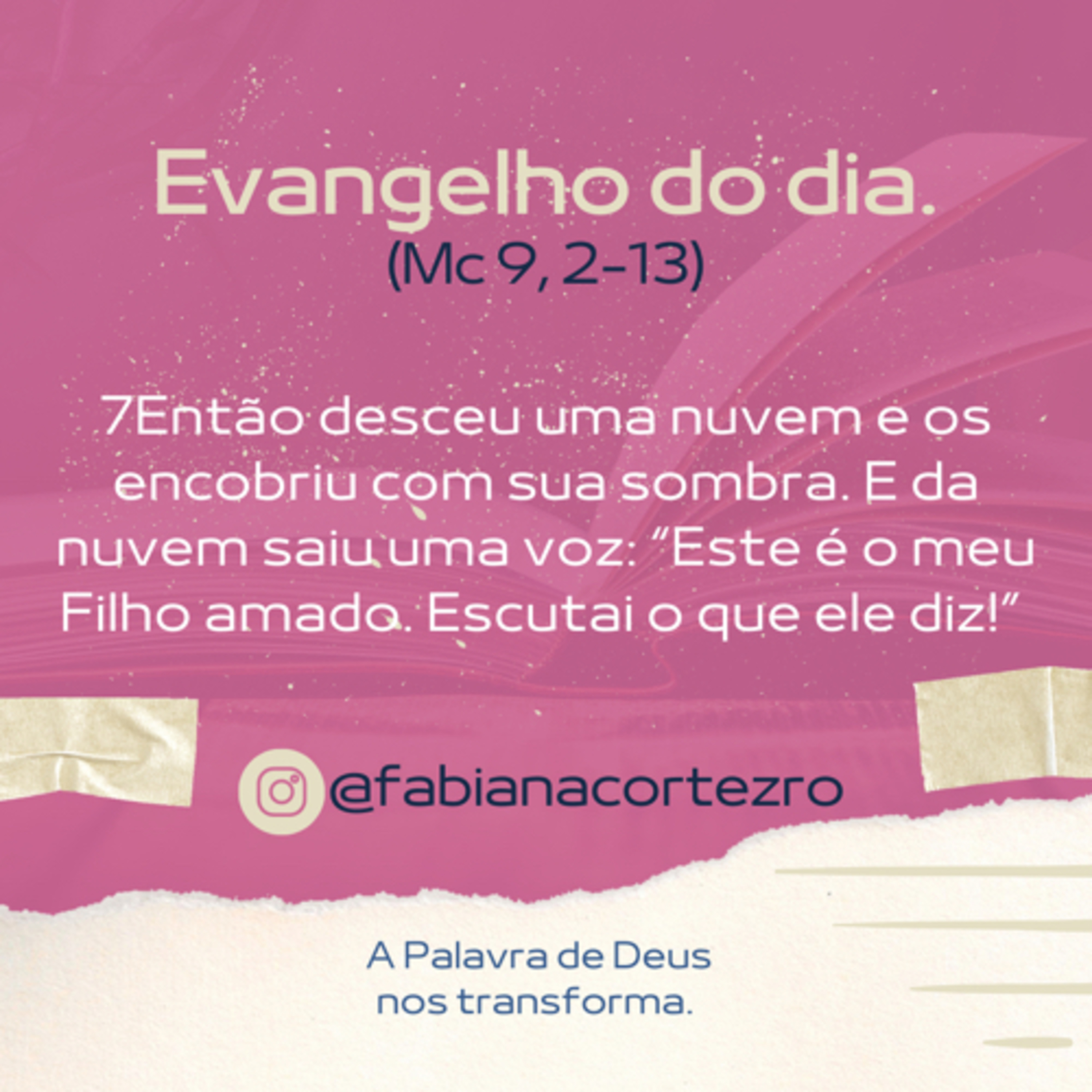 Evangelho do dia.