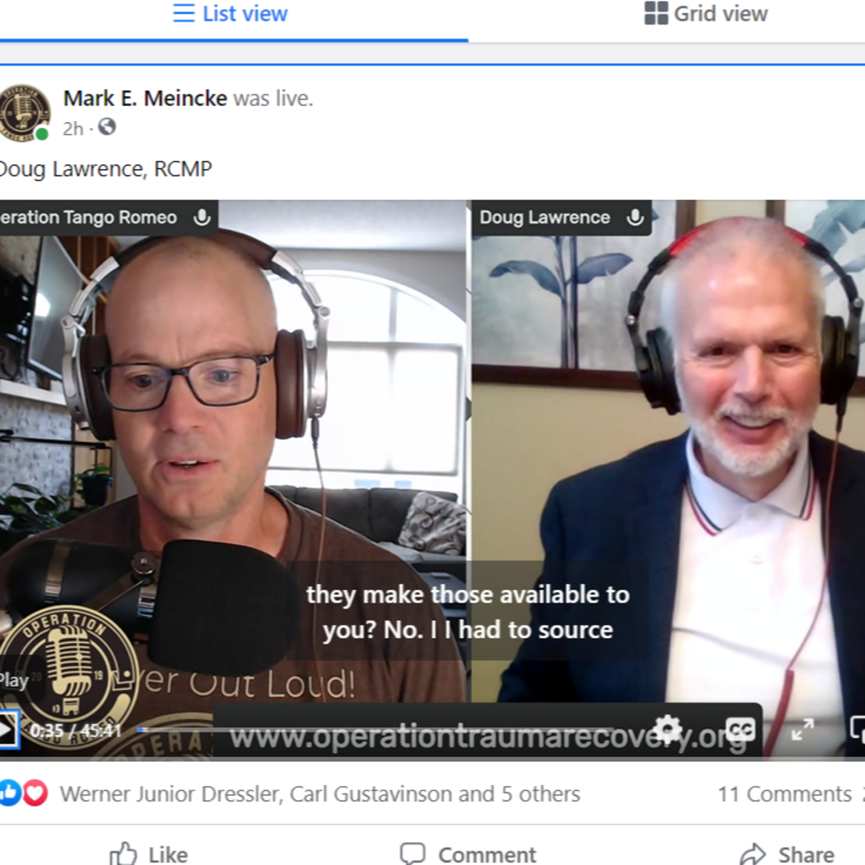 Operation Tango Romeo, the Trauma Recovery Podcast