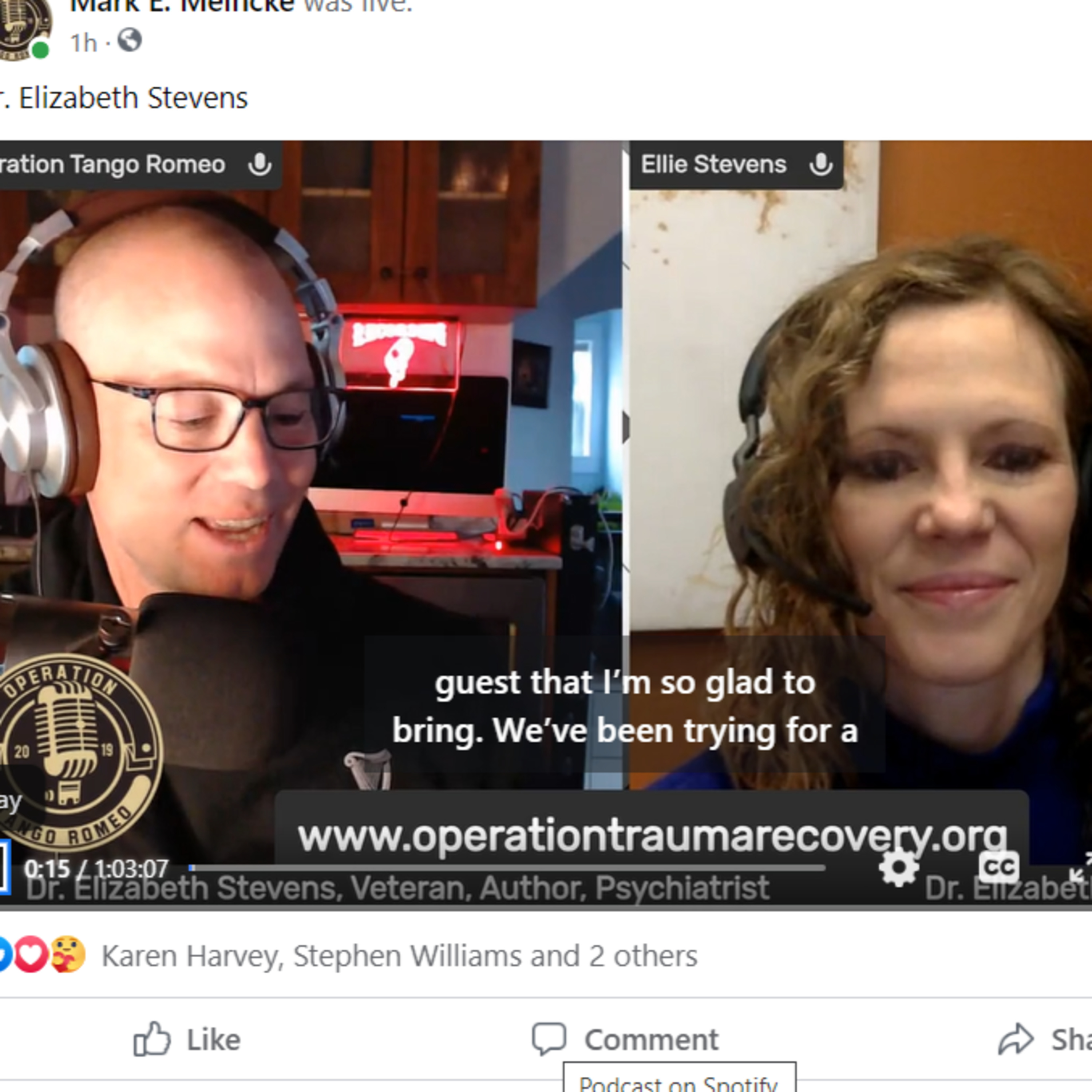 Operation Tango Romeo, the Trauma Recovery Podcast