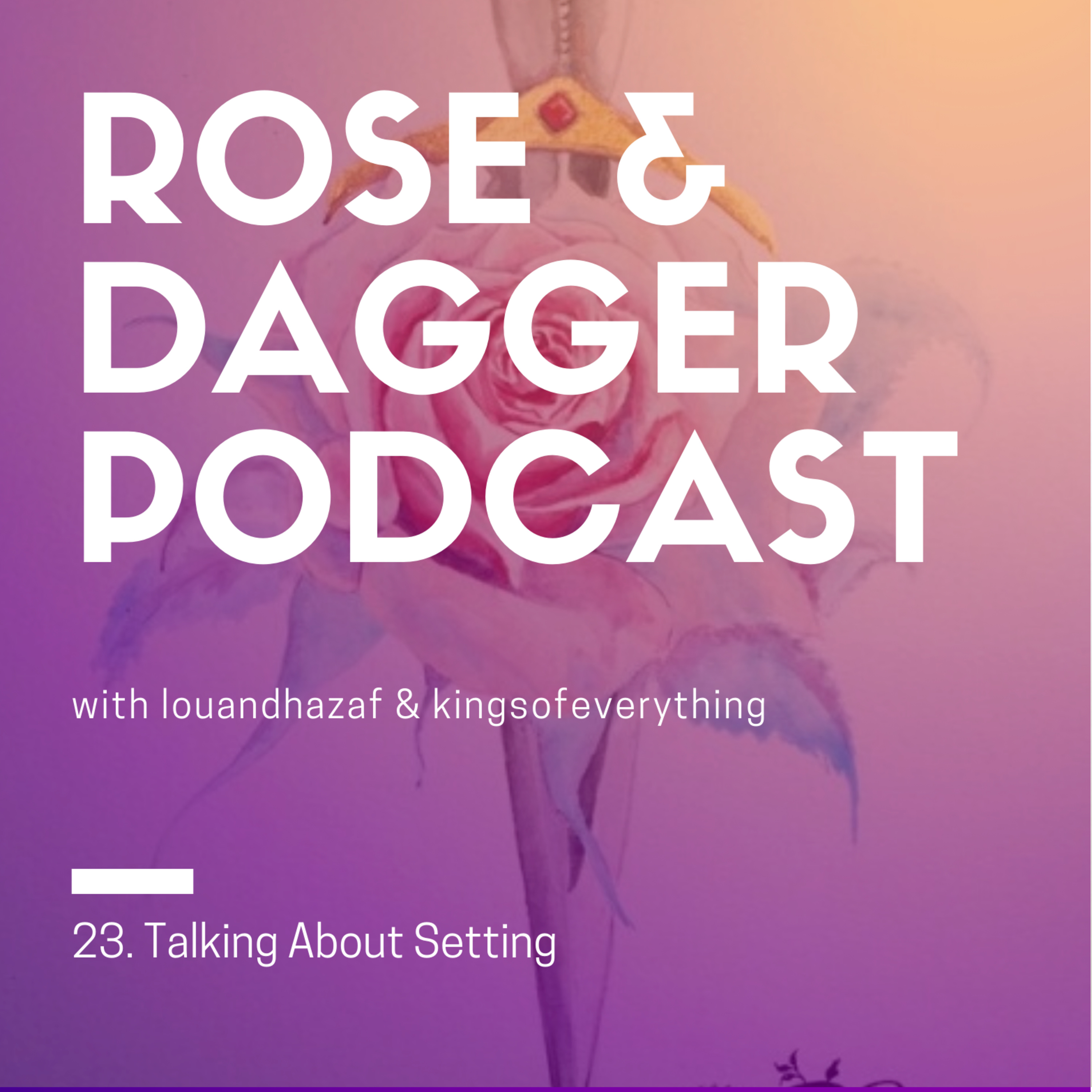 Talking about Setting episode artwork