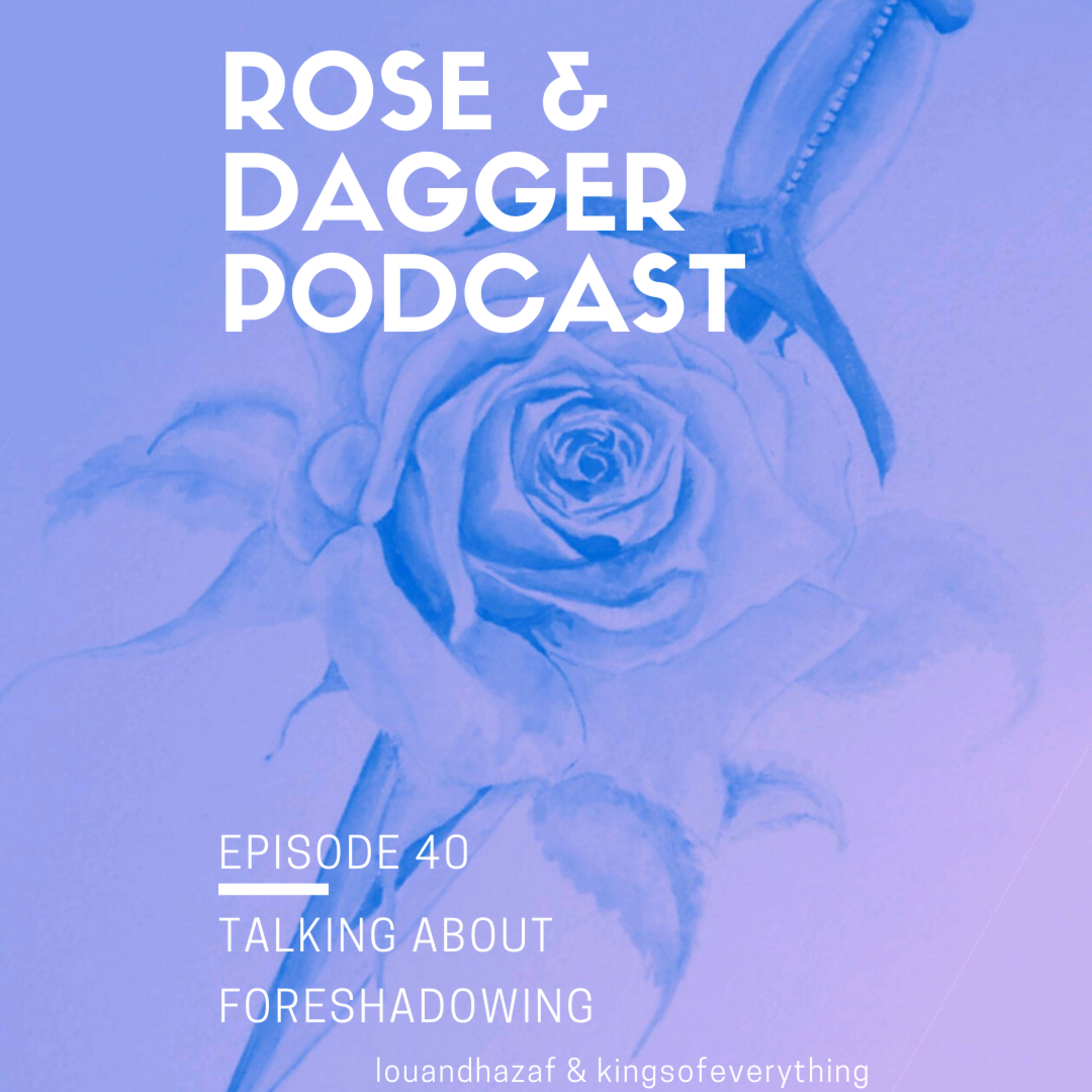 Talking about Foreshadowing episode artwork