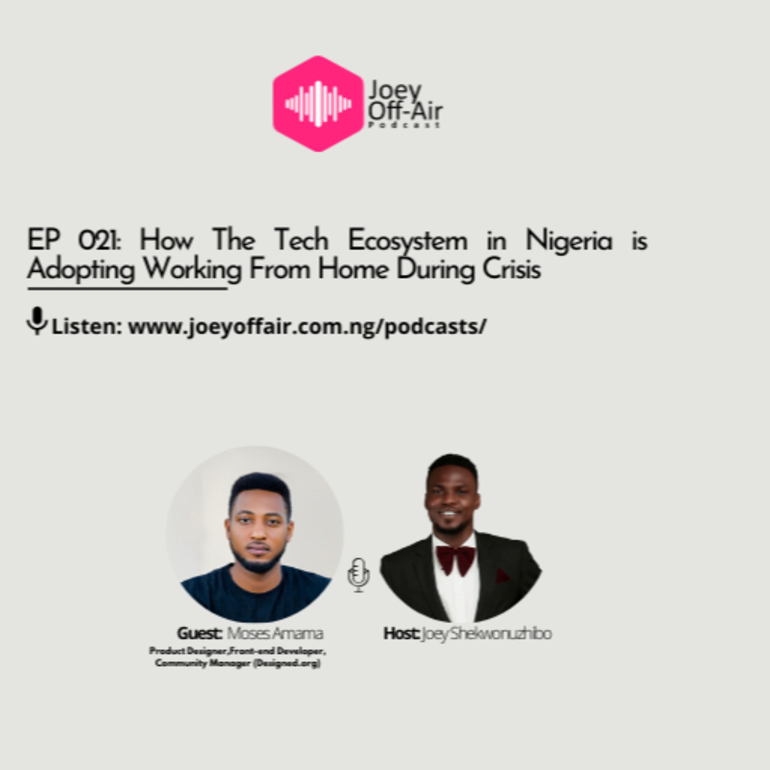 How The Tech Ecosystem in Nigeria is Adopting Working From Home During Crisis episode artwork