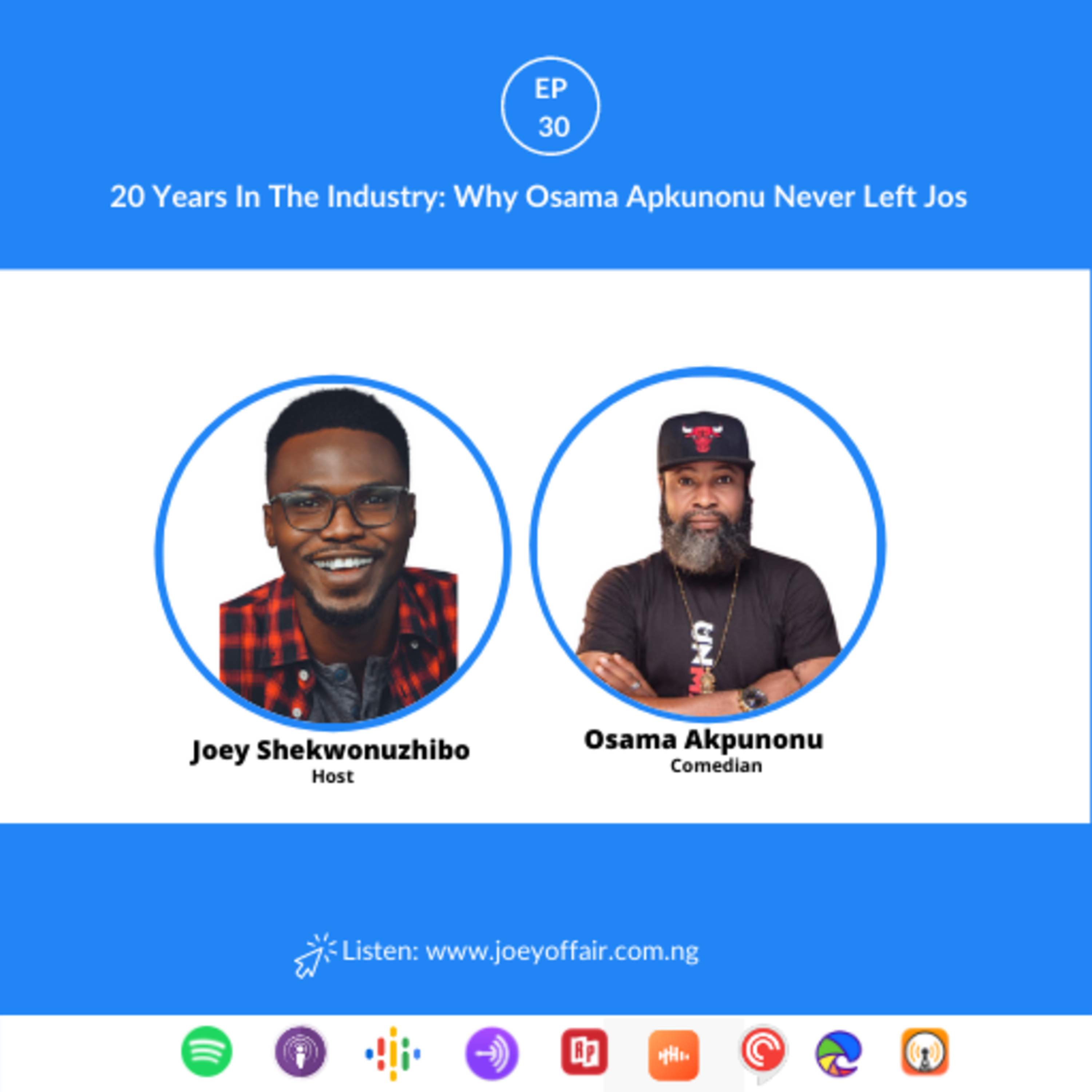 Joey Off-Air Podcast on Jamit