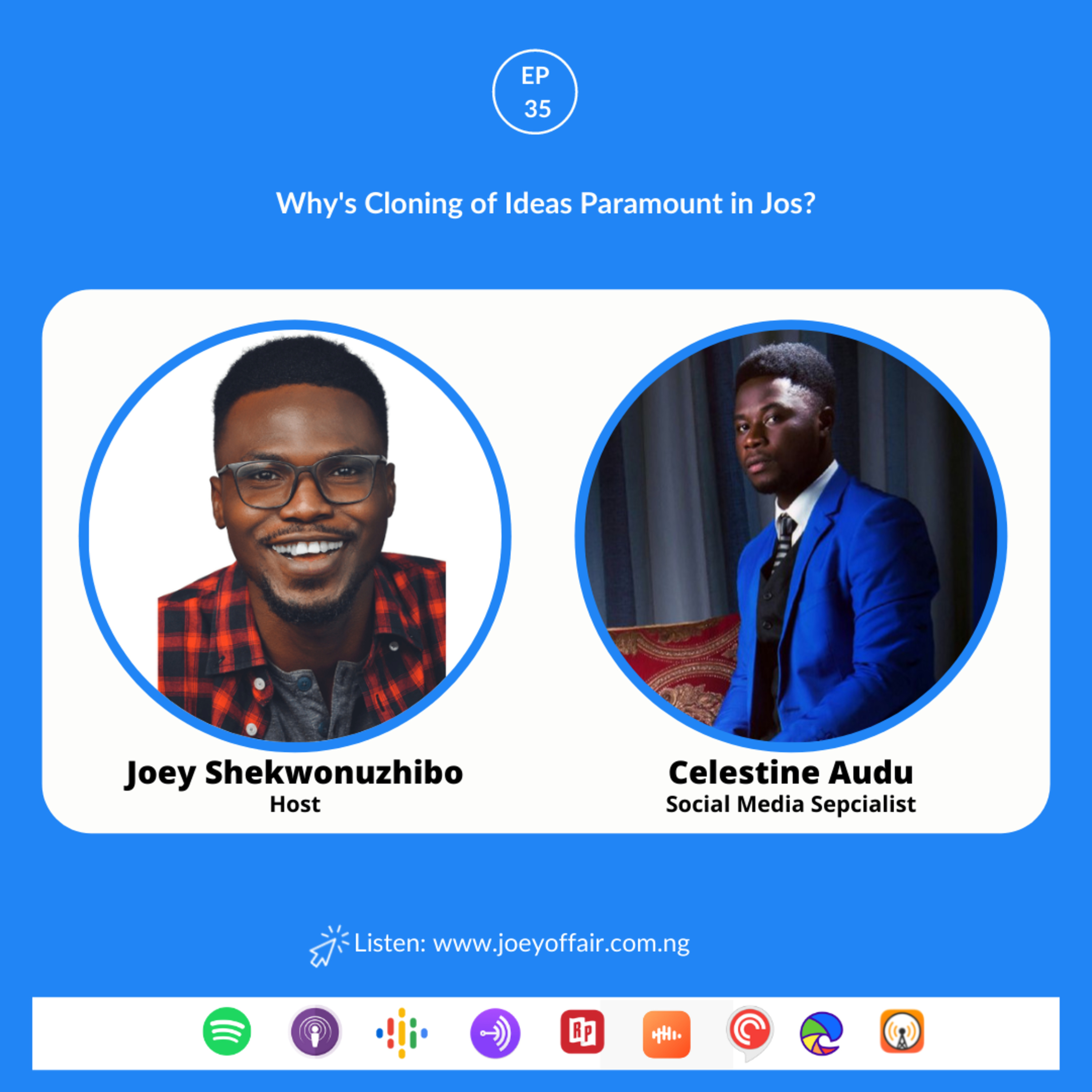 Joey Off-Air Podcast on Jamit