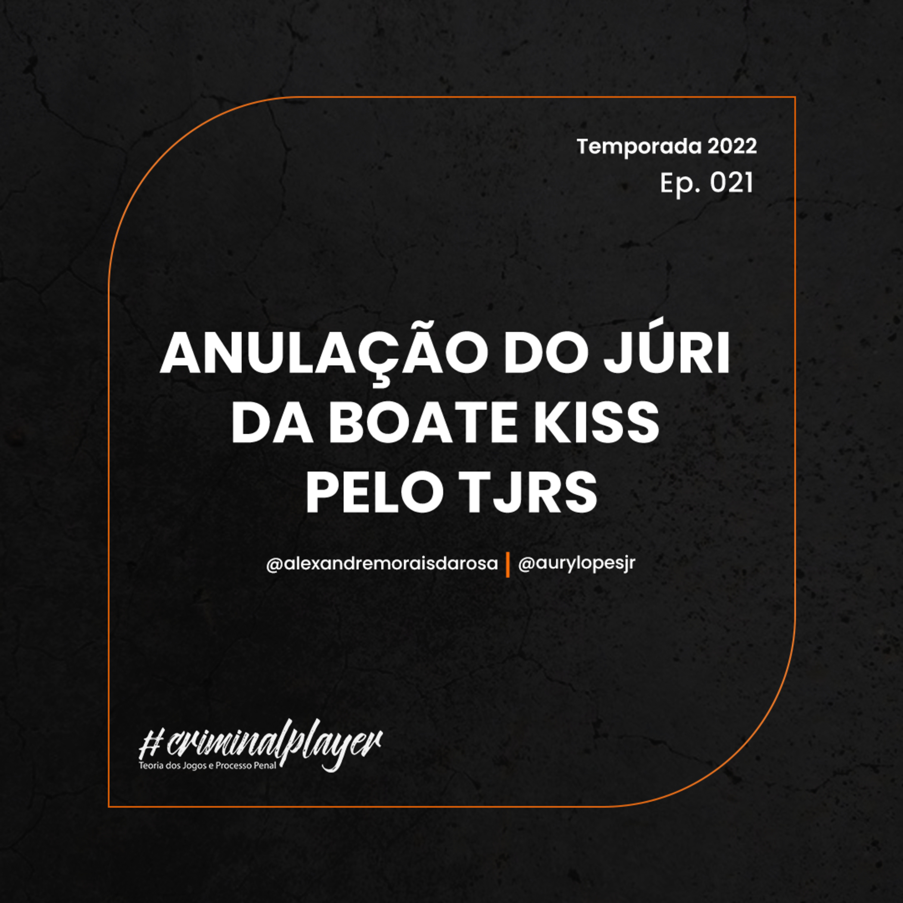 CRIMINAL PLAYER #284 | ANULAÇÃO DO JÚRI DA BOATE KISS PELO TJRS episode artwork