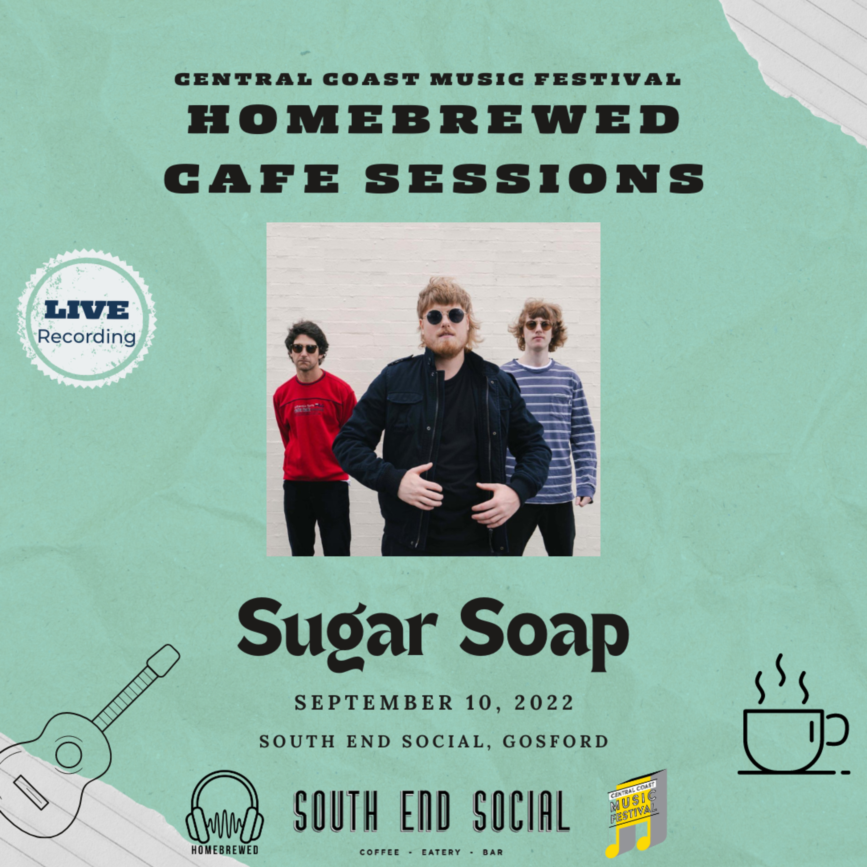 Central Coast Music Festival - Sugar Soap | Full Live Performance and Interview