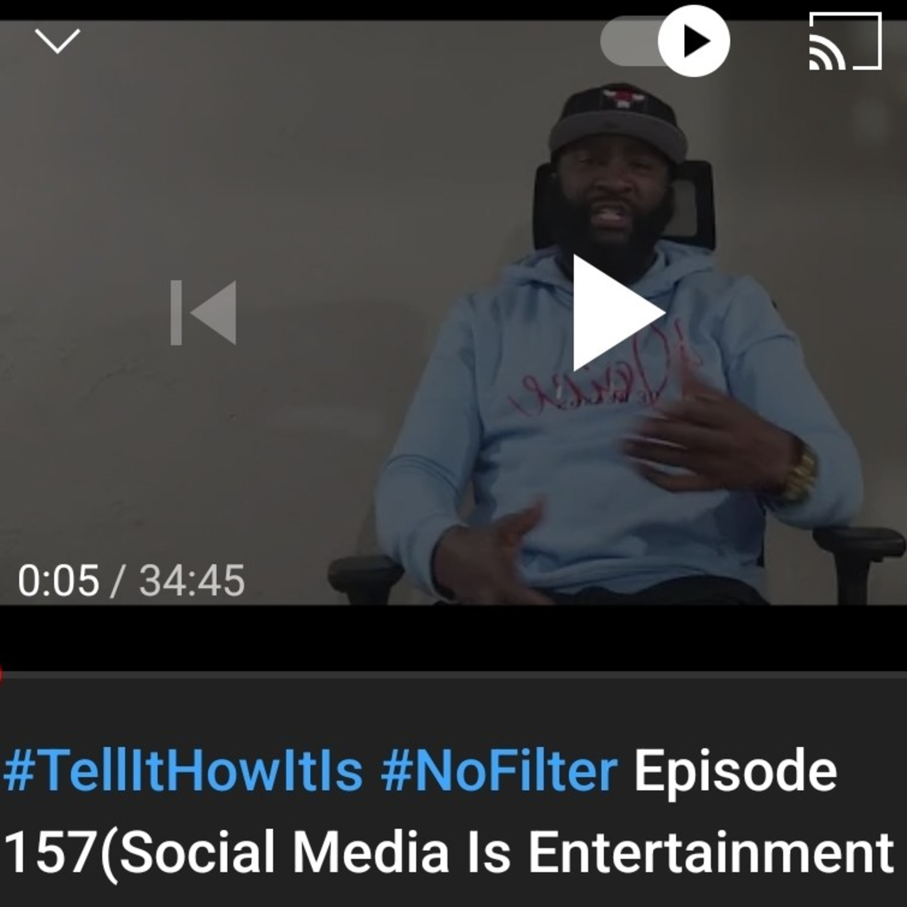 Episode 157(Social Media Is Entertainment Only) episode artwork