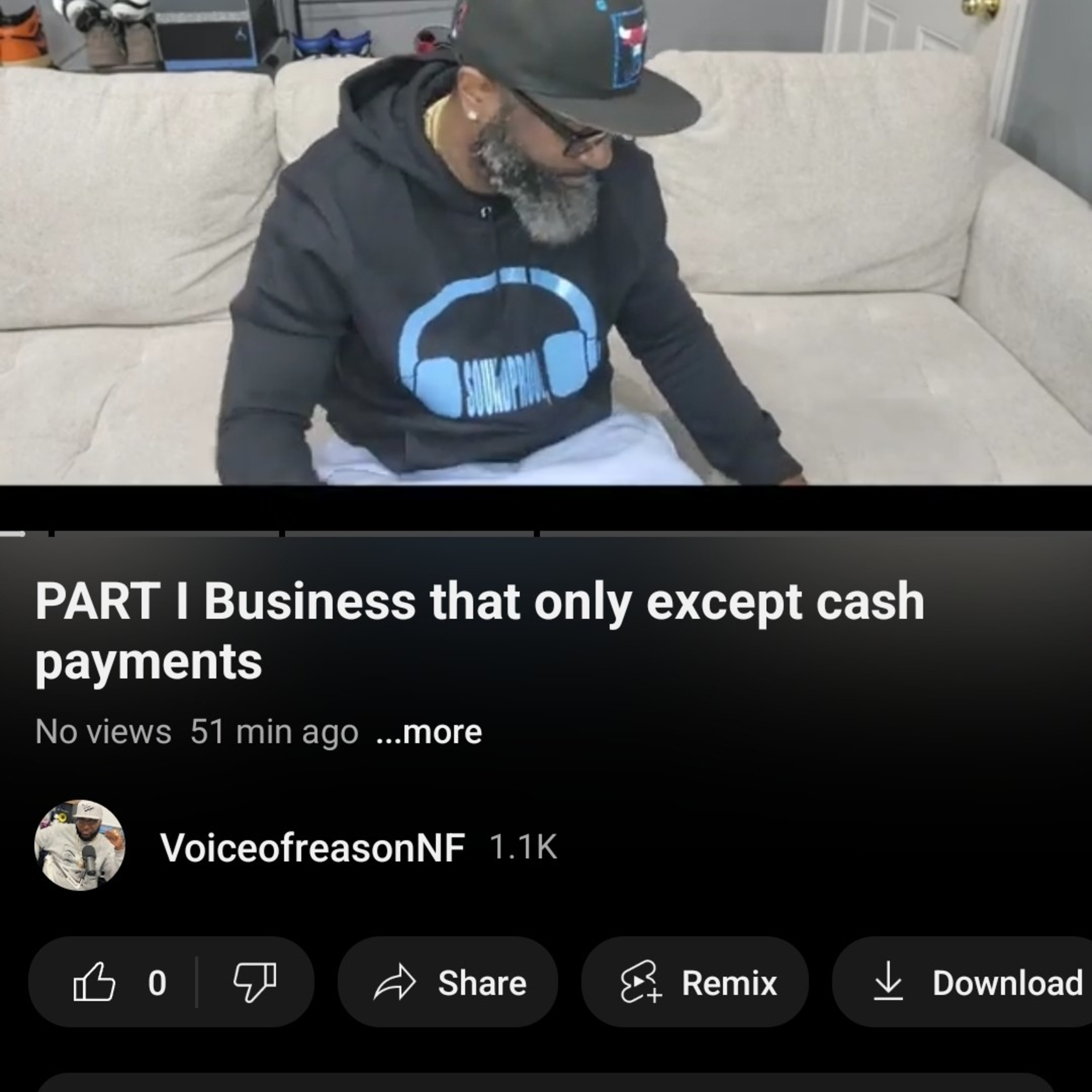 Business only taking cash payments episode artwork