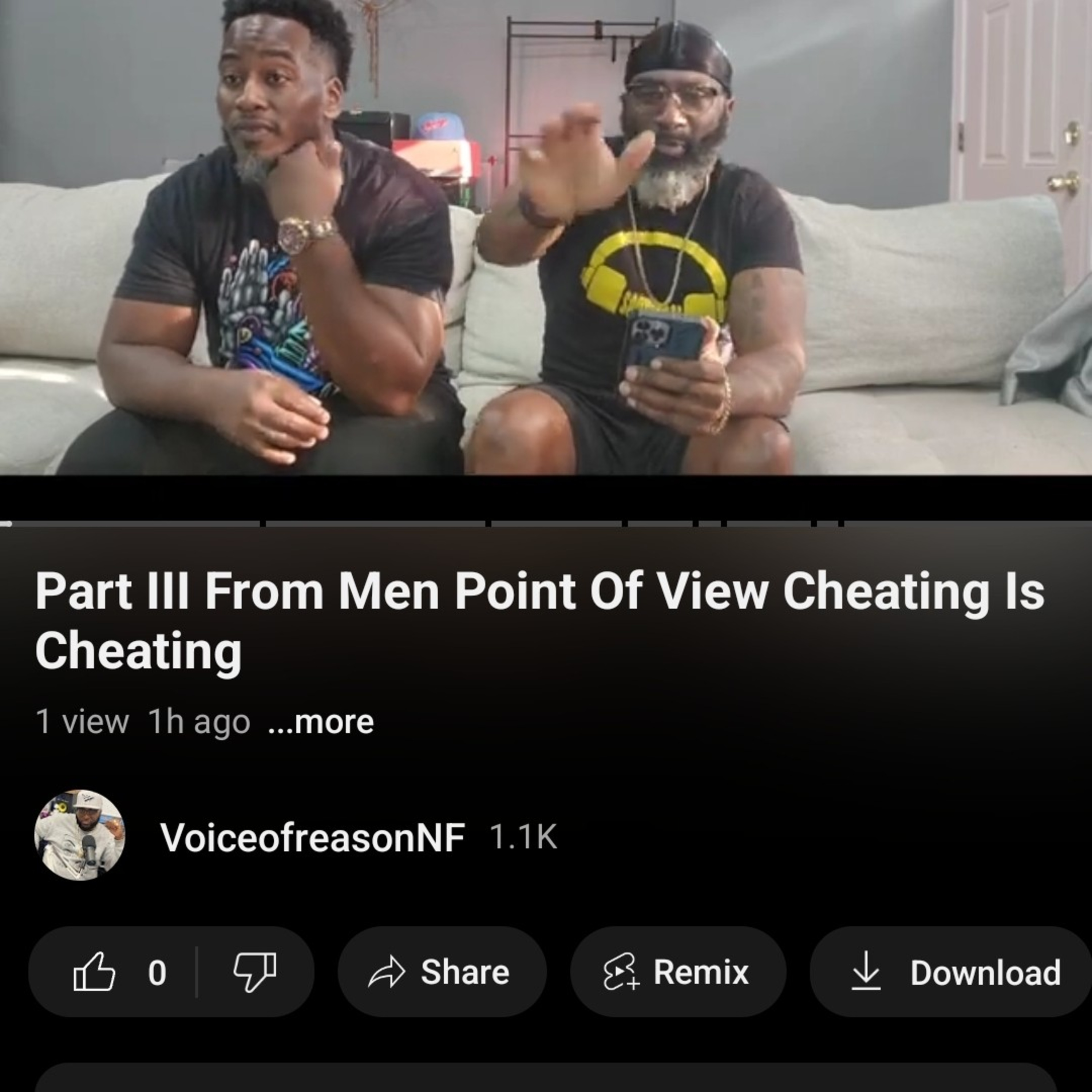 Part III From Men's Point Of View Cheating Is Cheating episode artwork