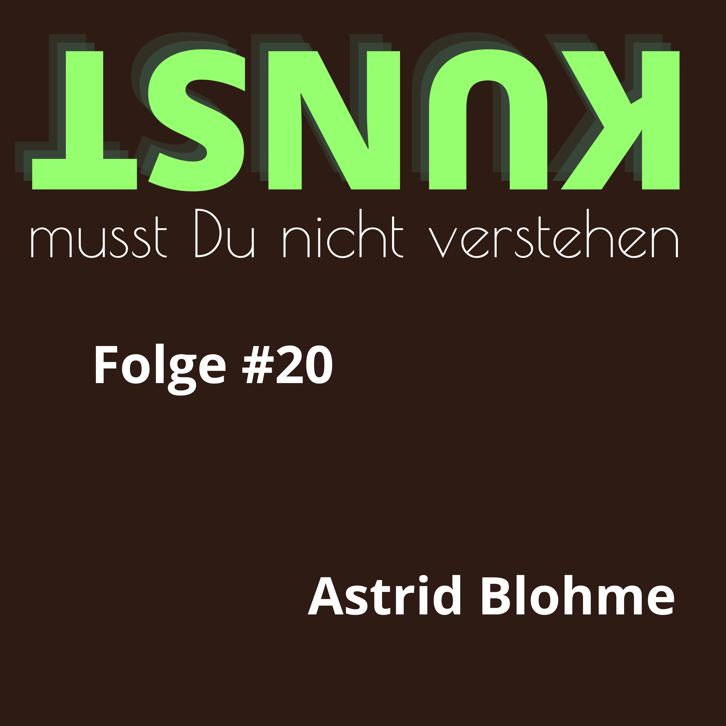 Kunst musst Du nicht verstehen