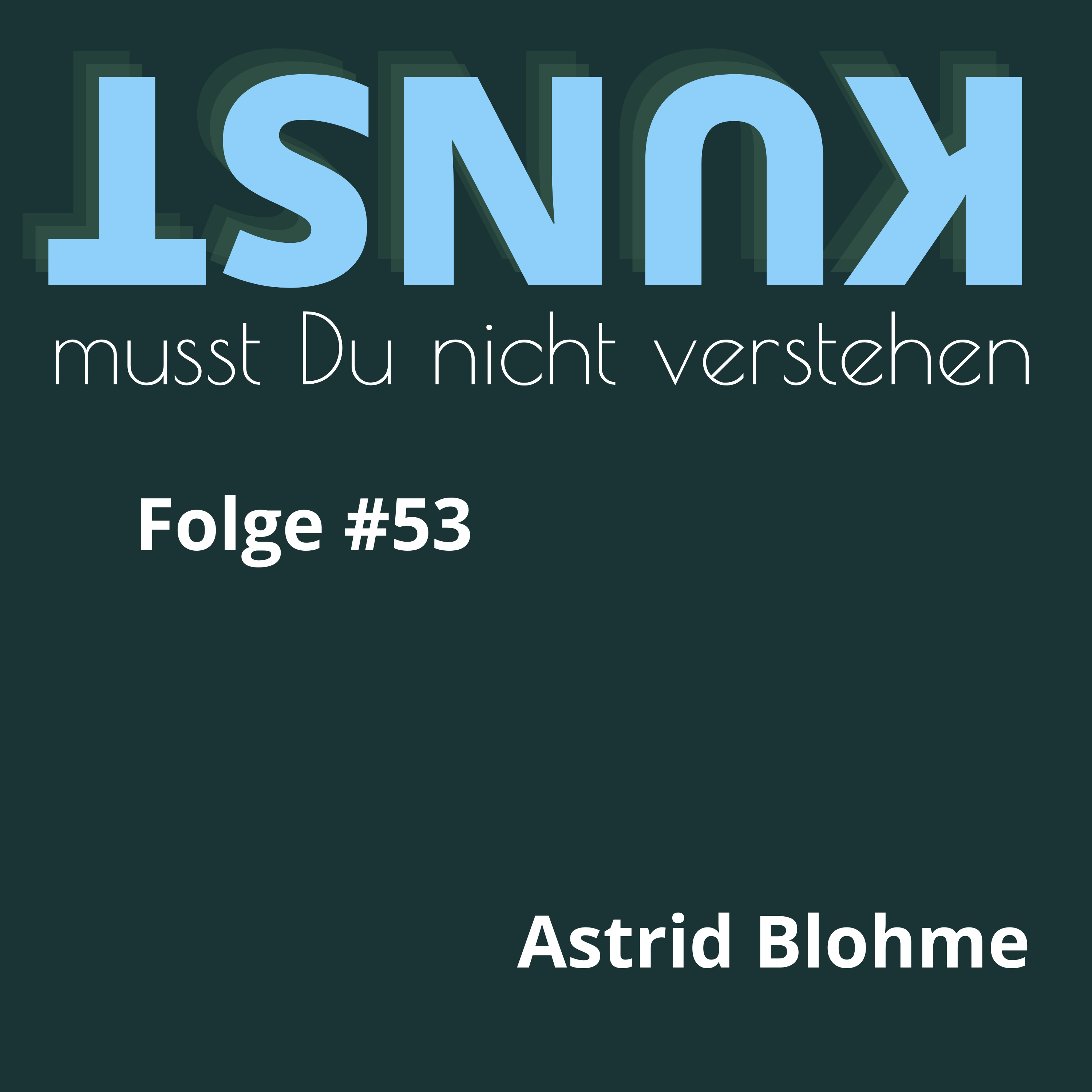 Kunst musst Du nicht verstehen